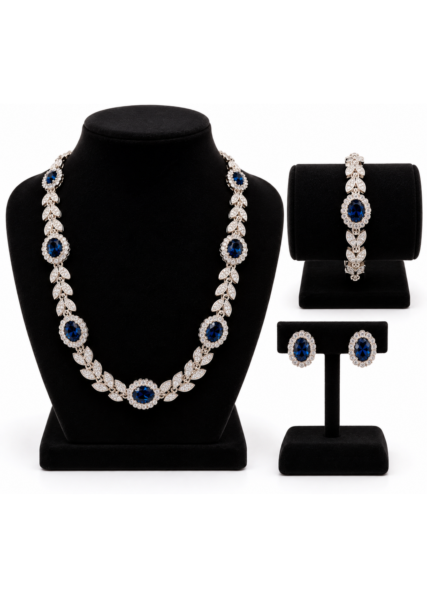 Vintage Fashion Sapphire Set