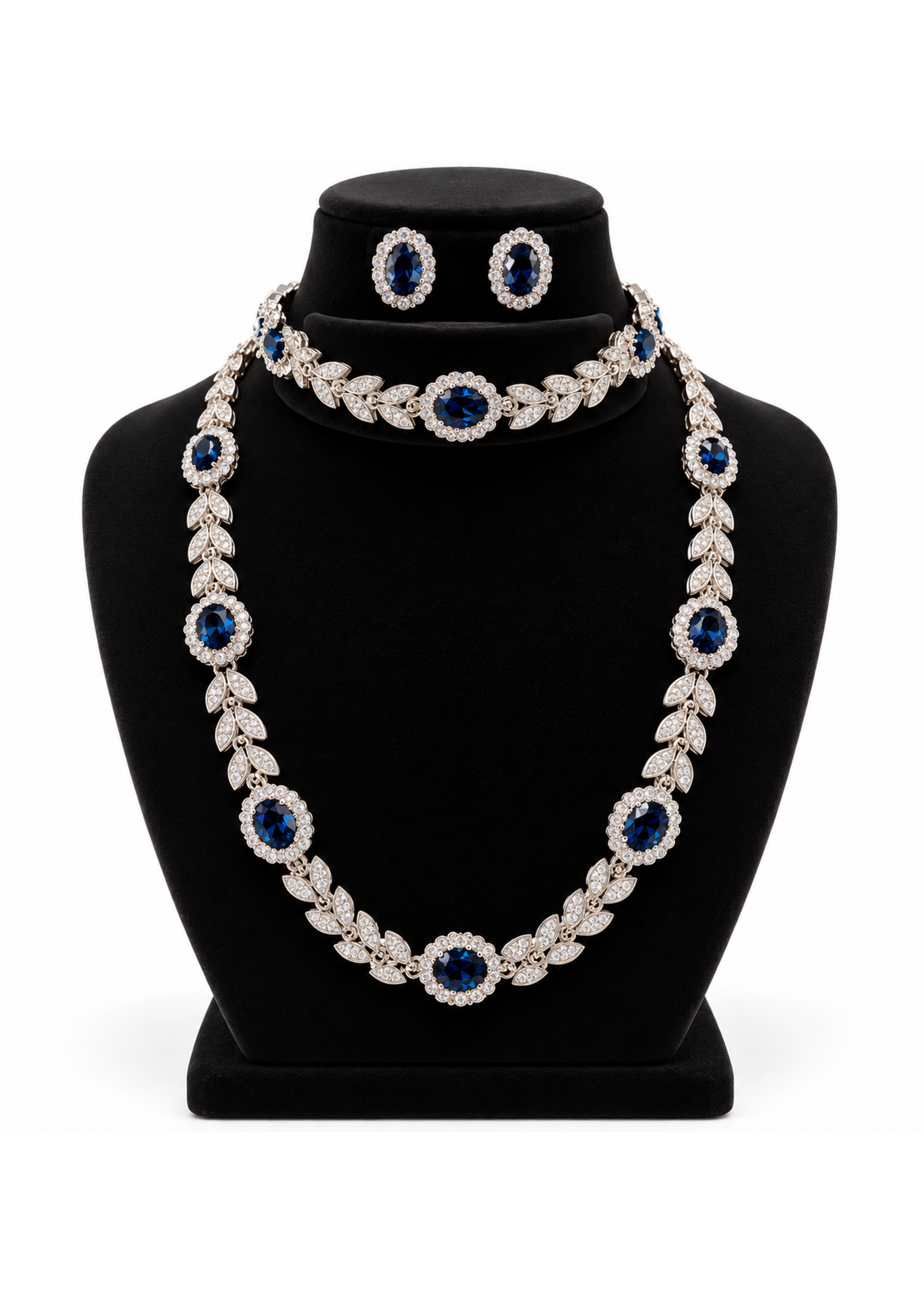 Vintage Fashion Sapphire Set
