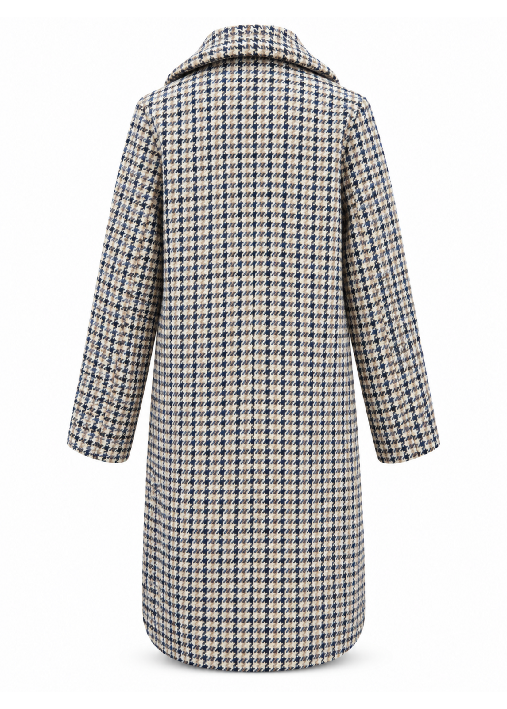 Lois Blackbull Apparel Mavis Tweed Knee Length Classic Coat