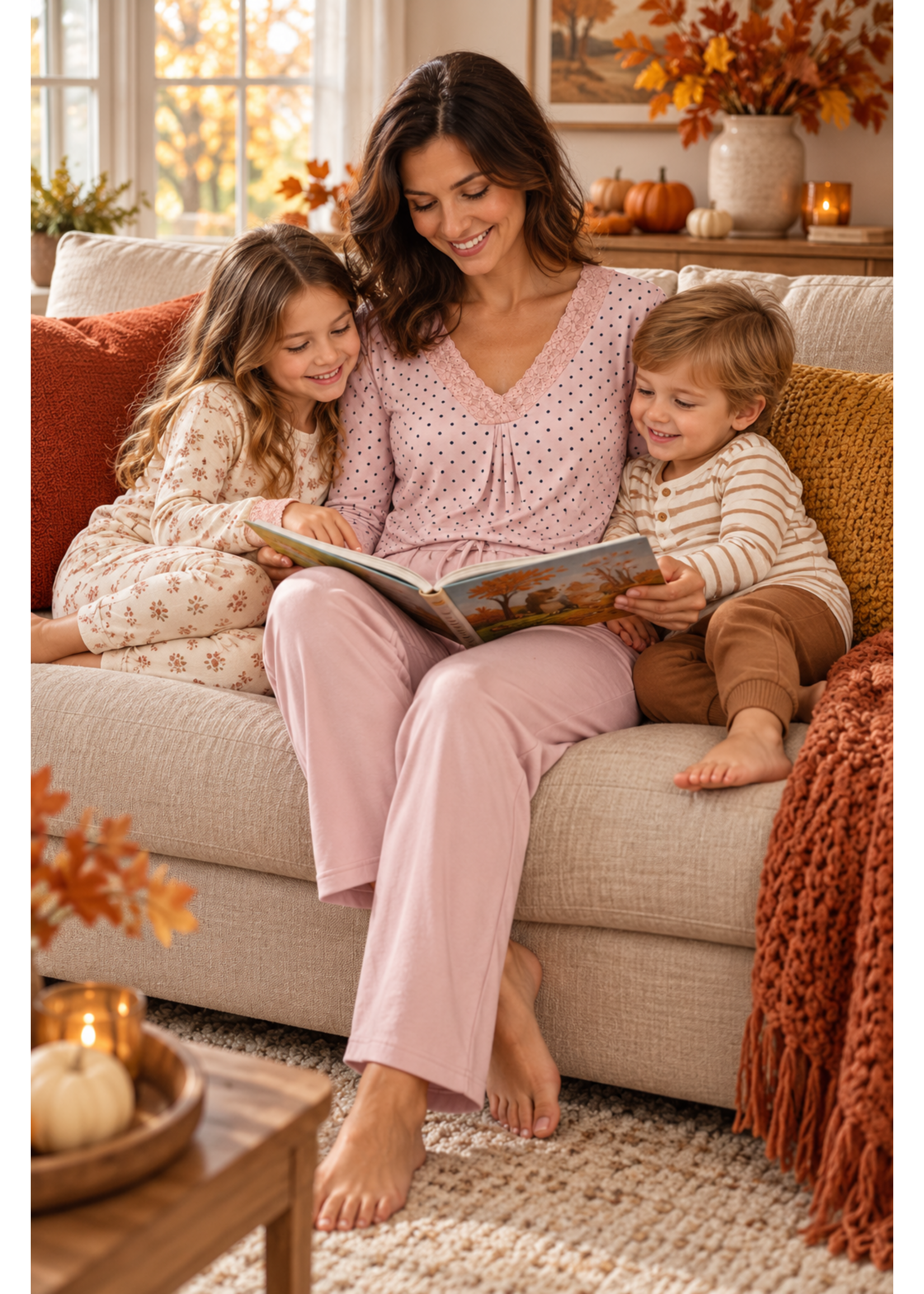 PJ Pink Polka Dot Set 2pc