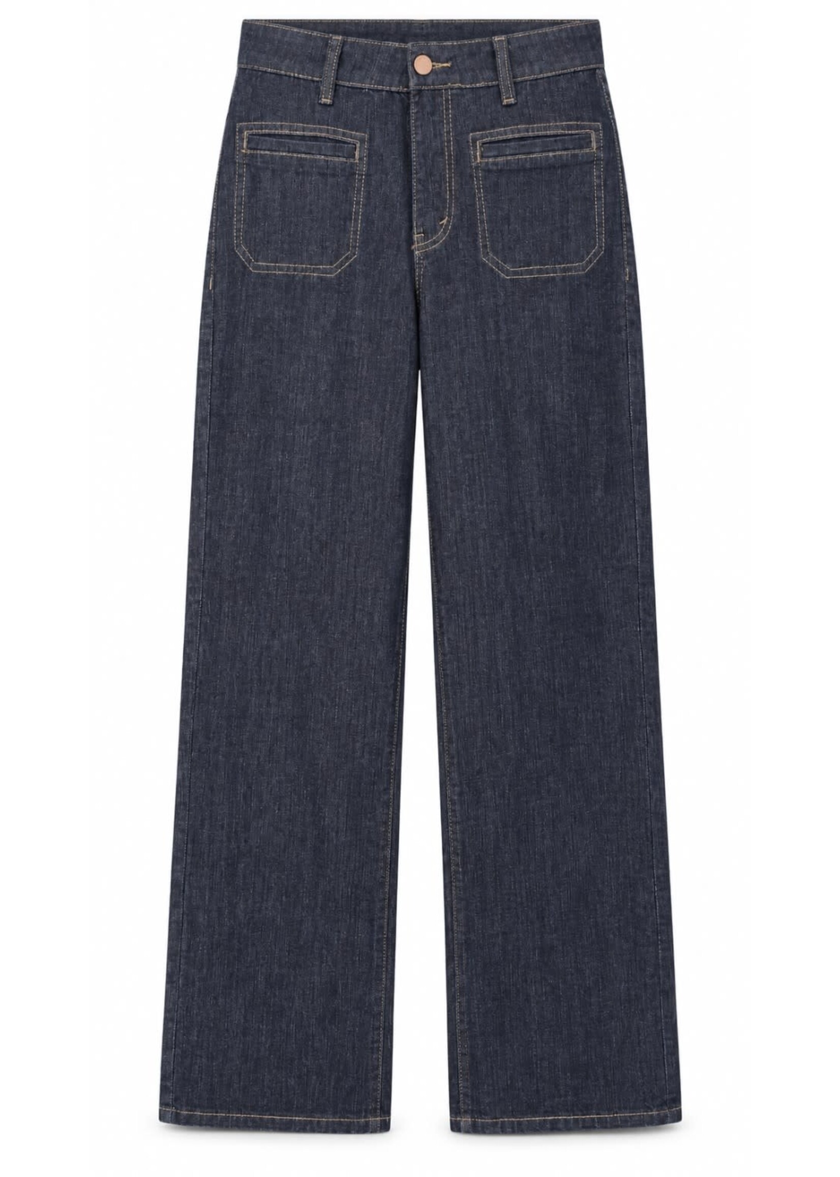 Lois Blackbull Apparel Georgia Mid High Waist Wide Leg