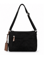 Seven Days Faux Suede Handbag
