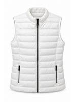 Moffi International Puffer Vest White
