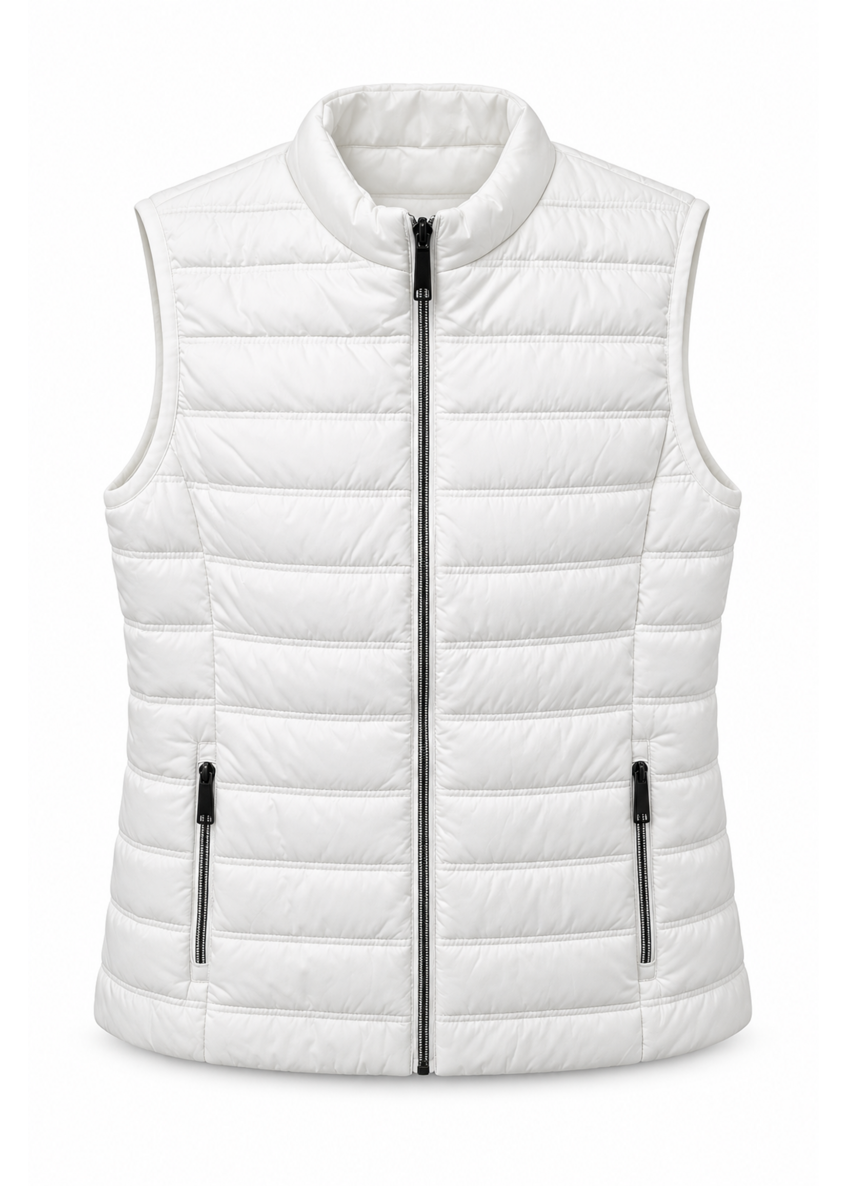Moffi International Puffer Vest White