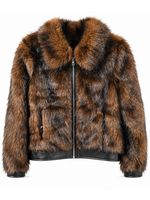 Lois Blackbull Apparel Faux Fur Mink Coat