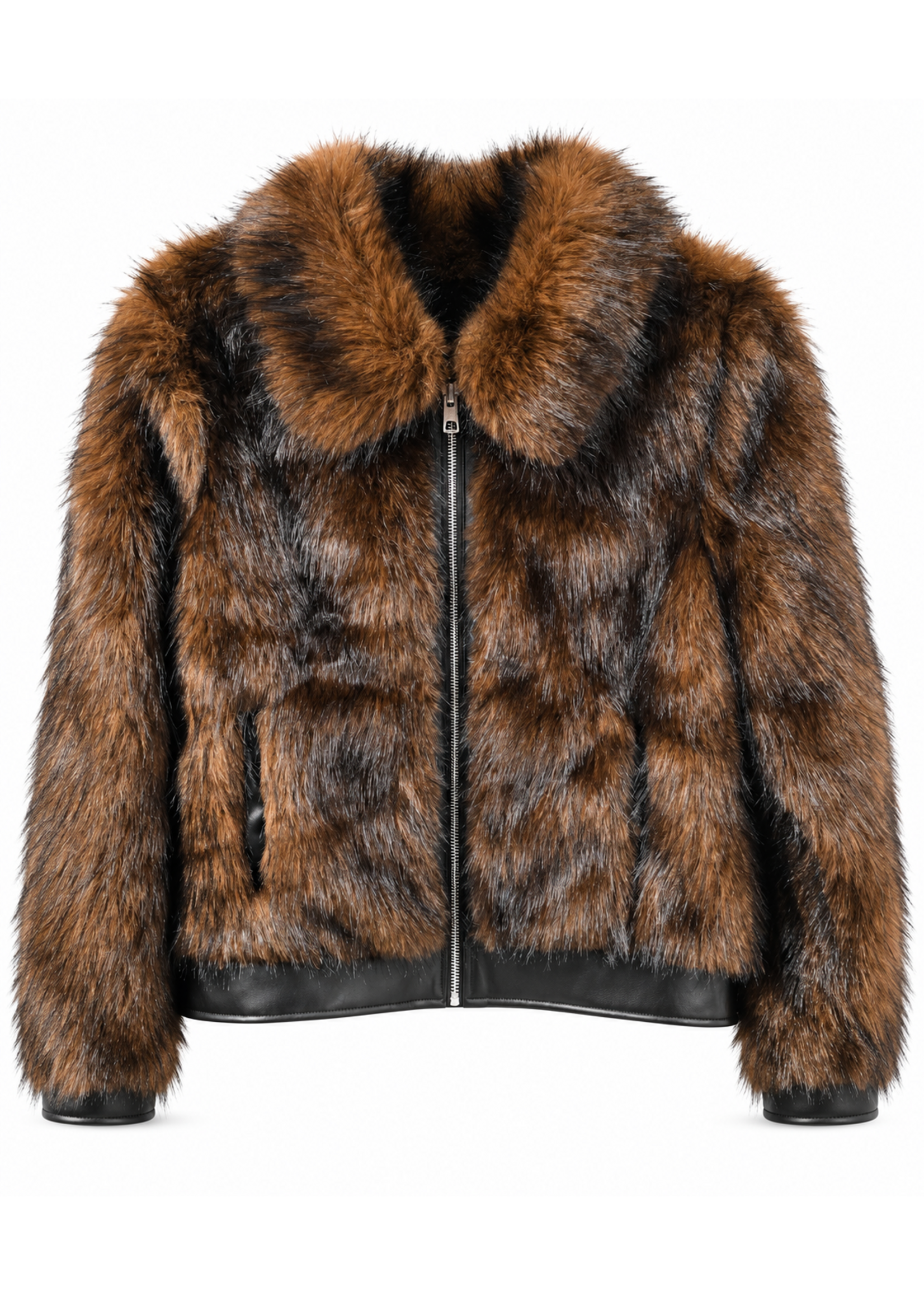 Lois Blackbull Apparel Faux Fur Mink Coat