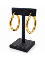 Vintage Jewellery Vintage 10ky Semi Hollow Hoop Earrings MSRP $520