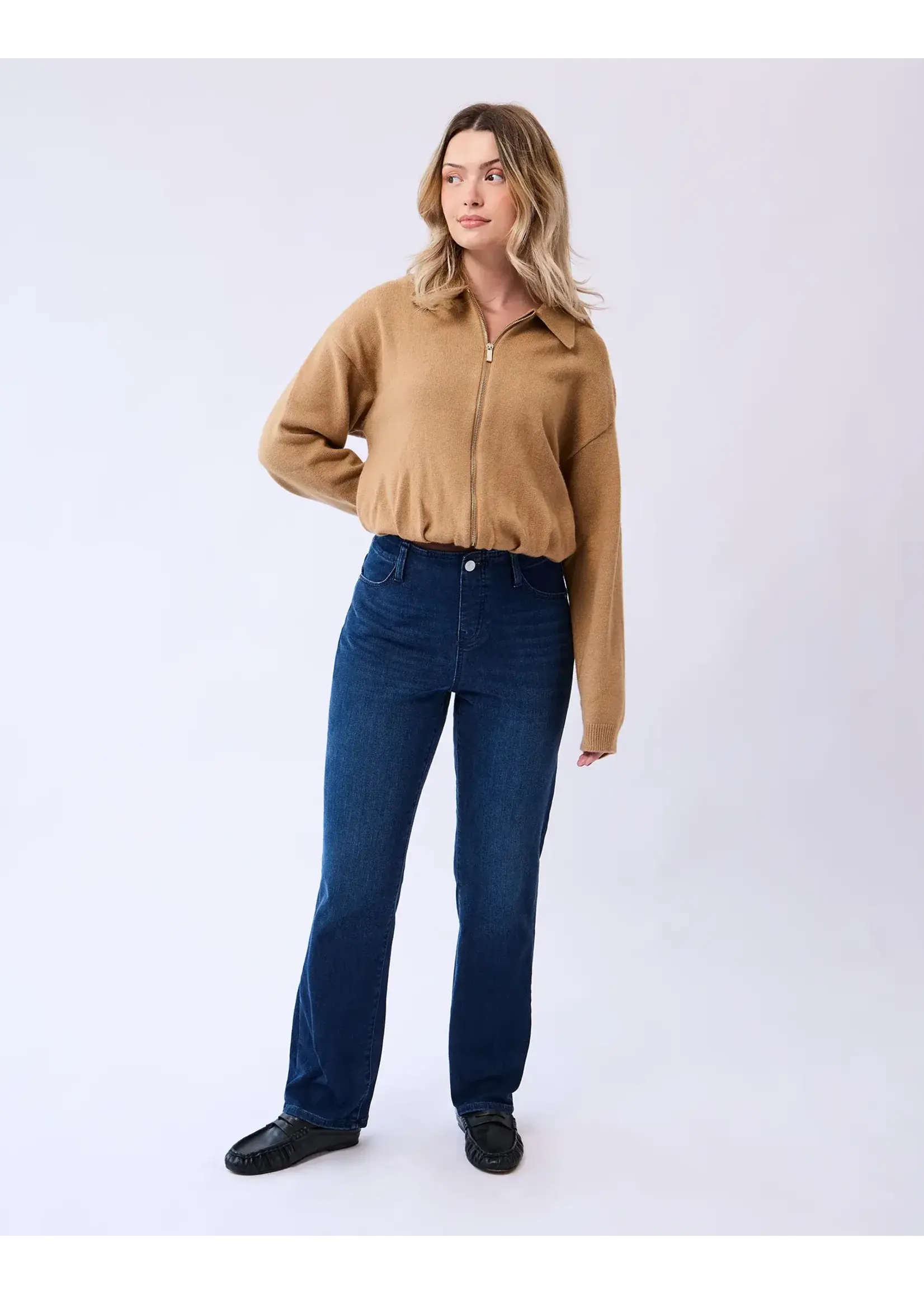 Yoga Jeans Yoga Jeans Chloe Straight Pull-on Mid Rise