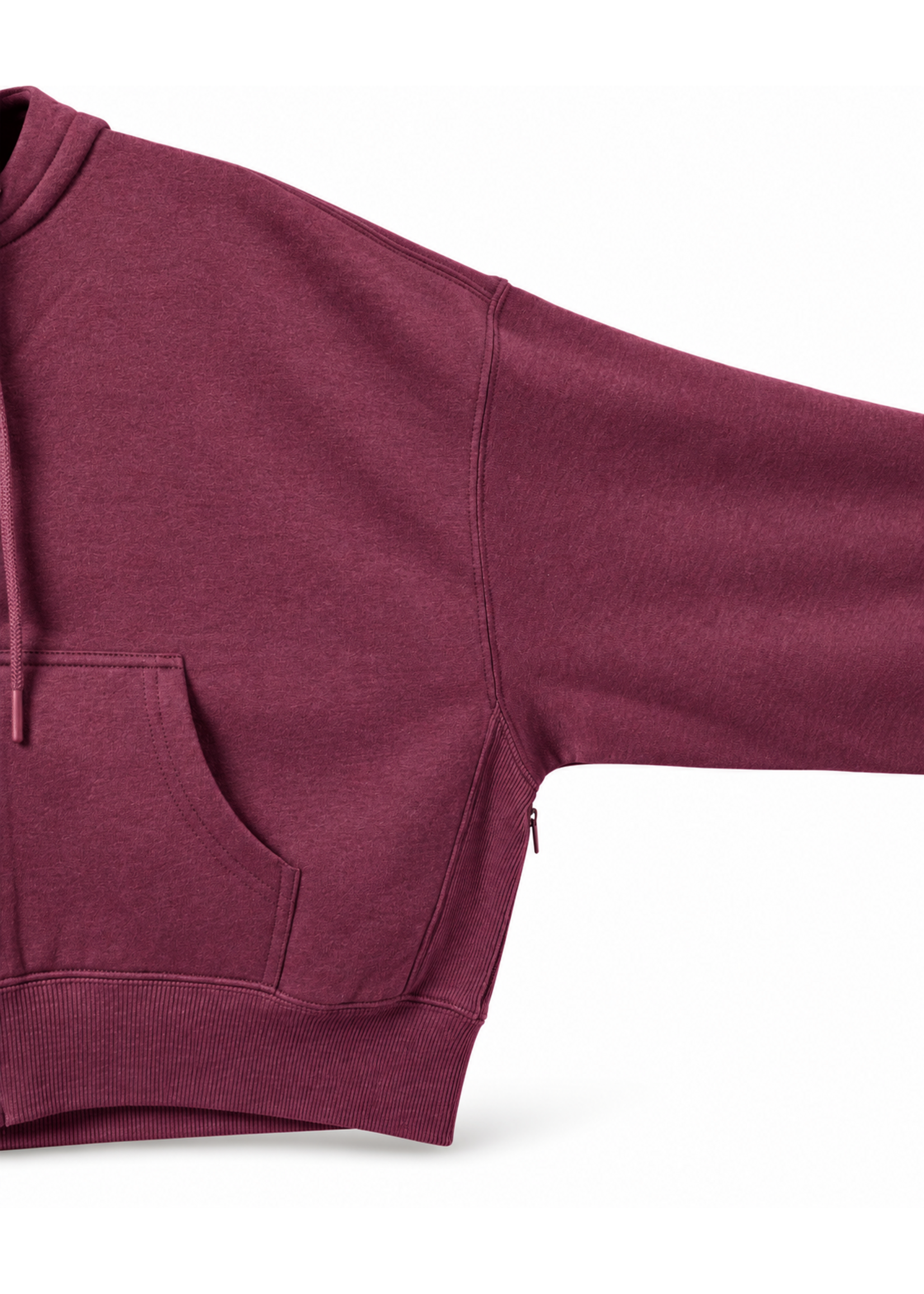 C'est Moi Recycled Polyester Zip Hoodie