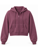 C'est Moi Recycled Polyester Zip Hoodie