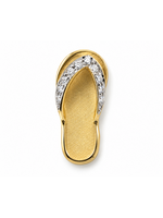 Vintage Jewellery Vintage 14ky Diamond Sandal Pendant MSRP $625