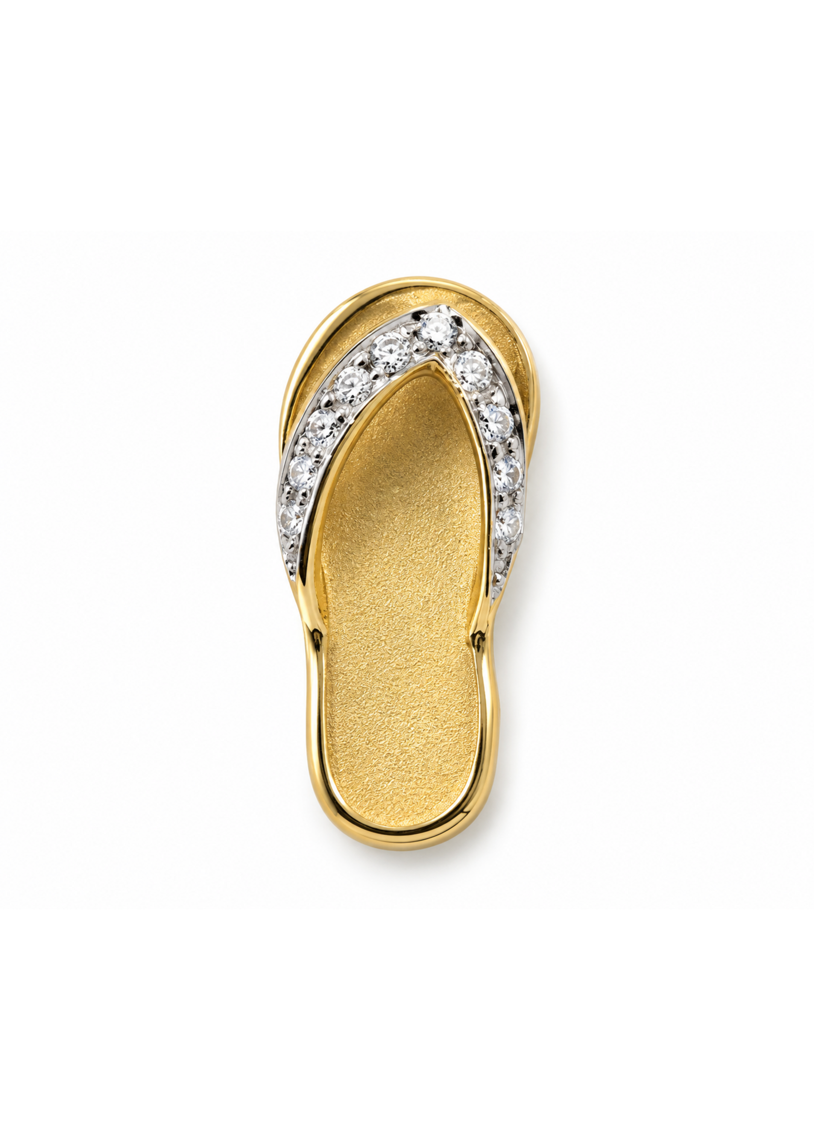 Vintage Jewellery Vintage 14ky Diamond Sandal Pendant MSRP $625