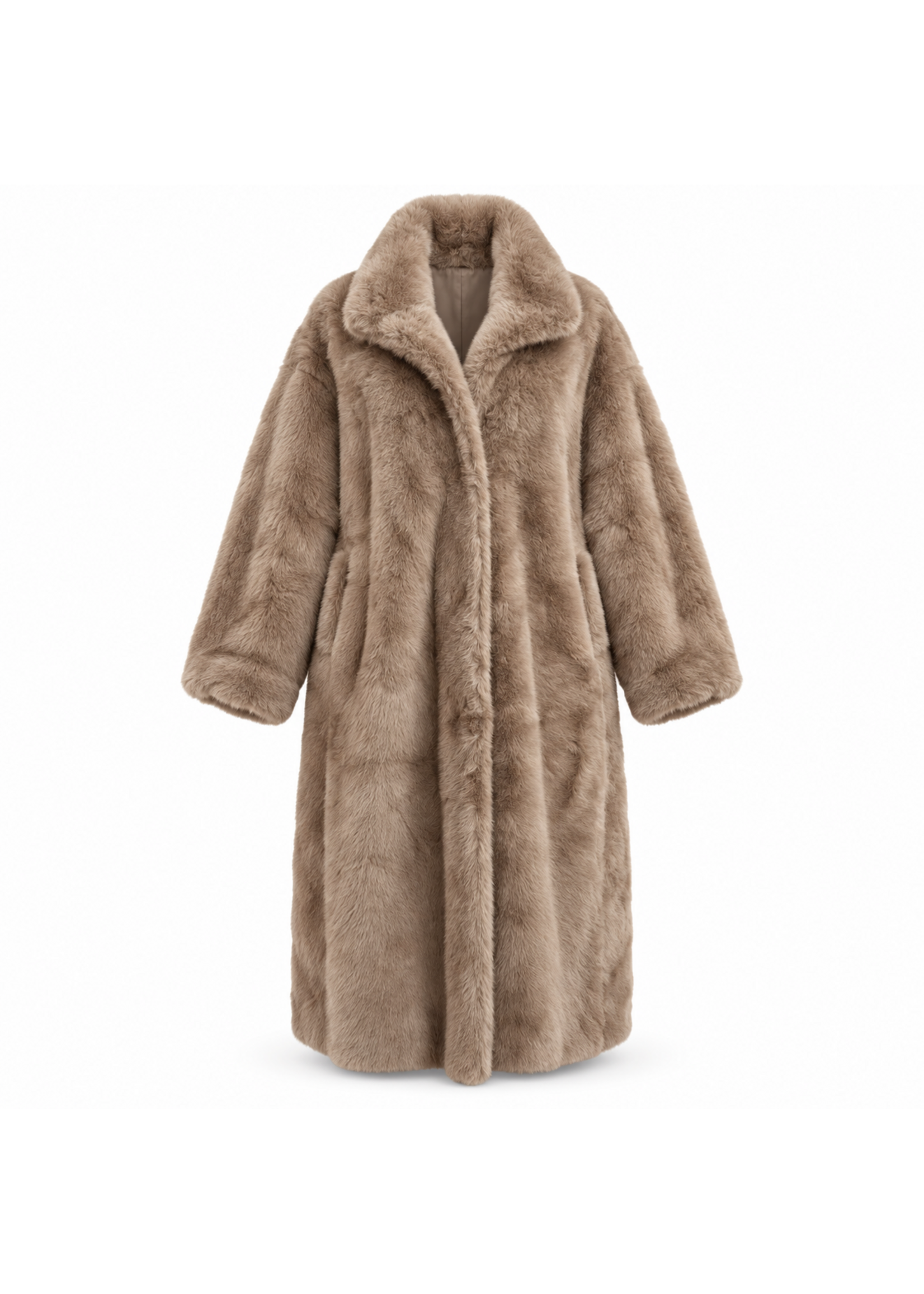 C'est Moi Long Faux Fur Coat