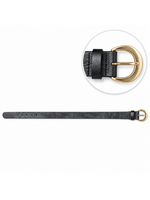 Medike Landes Inc. Genuine Leather BLACK BELT Made in Canada