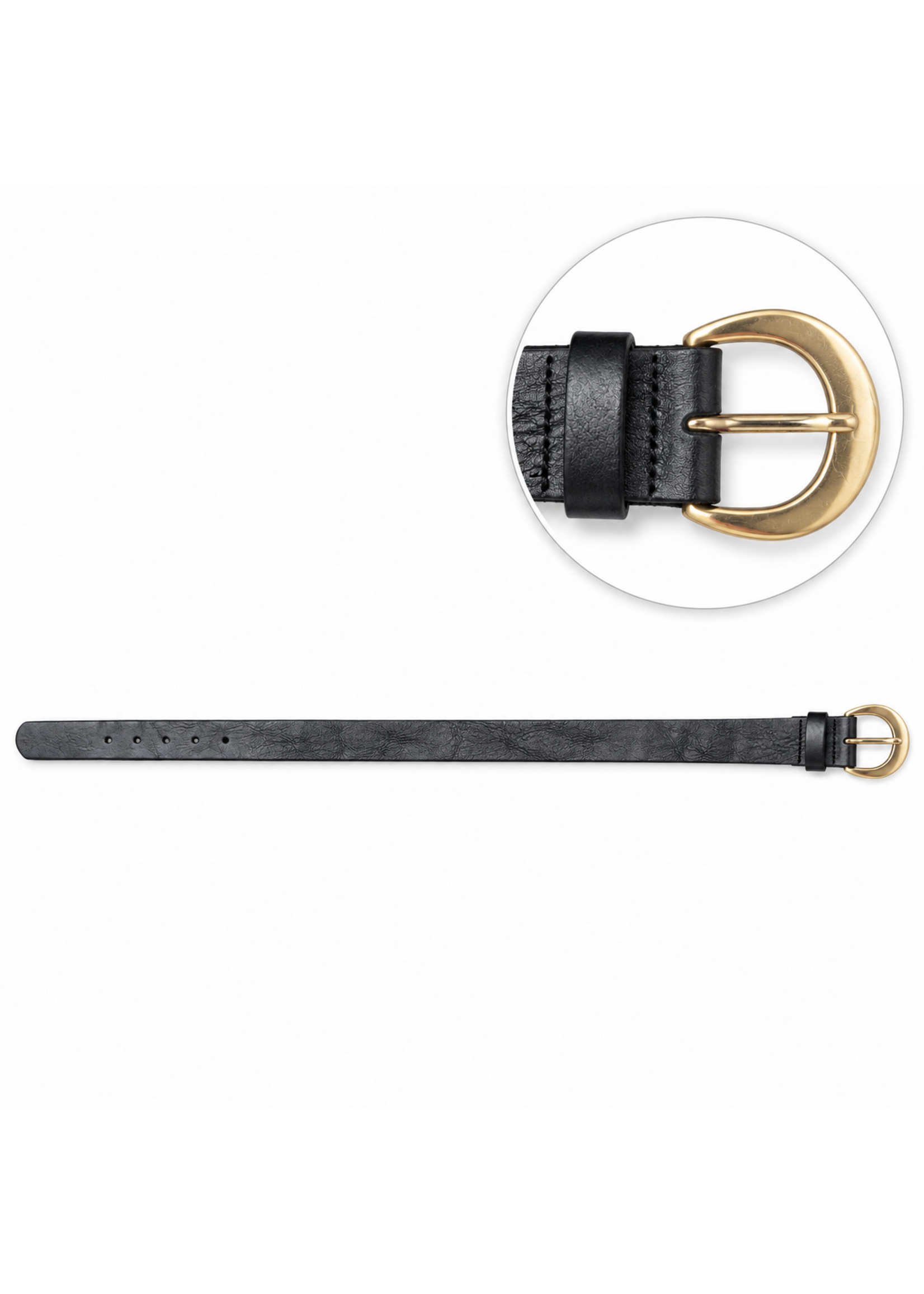 Medike Landes Inc. Genuine Leather BLACK BELT Made in Canada