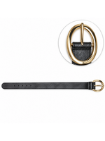 Medike Landes Inc. Genuine Leather BLACK BELT Canadian Made