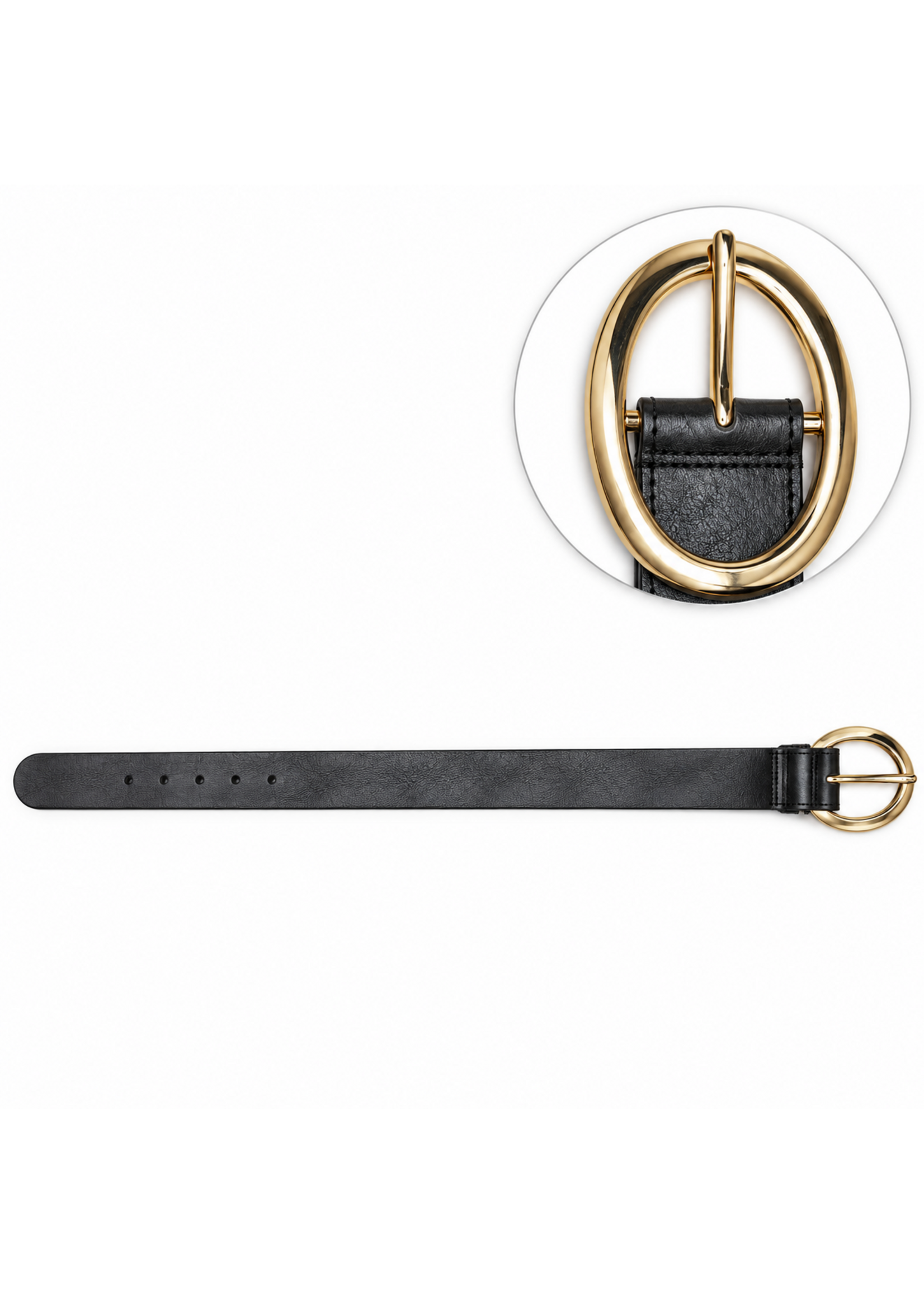 Medike Landes Inc. Genuine Leather BLACK BELT Canadian Made