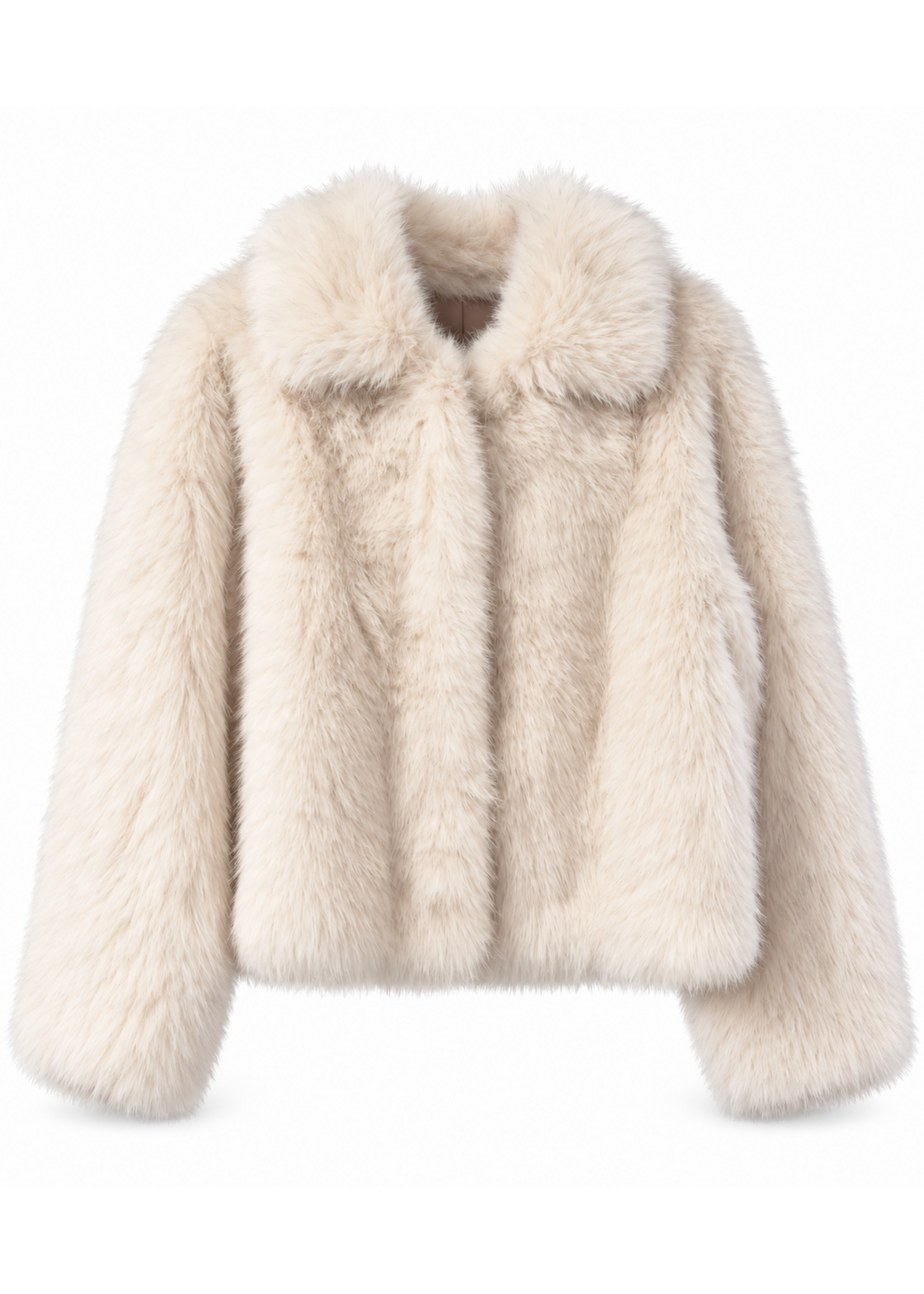 C'est Moi Faux Fur Crop Jacket