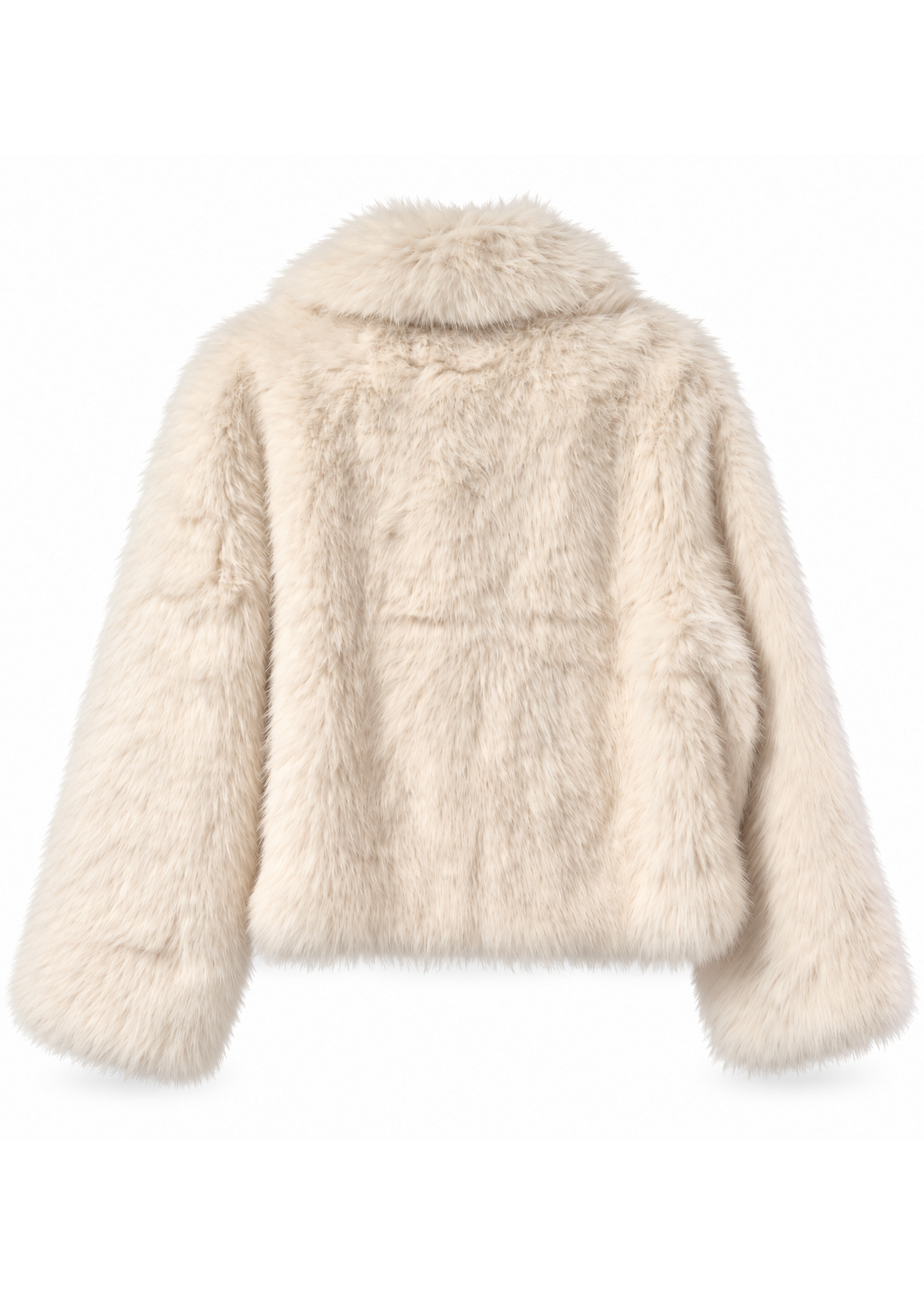 C'est Moi Faux Fur Crop Jacket