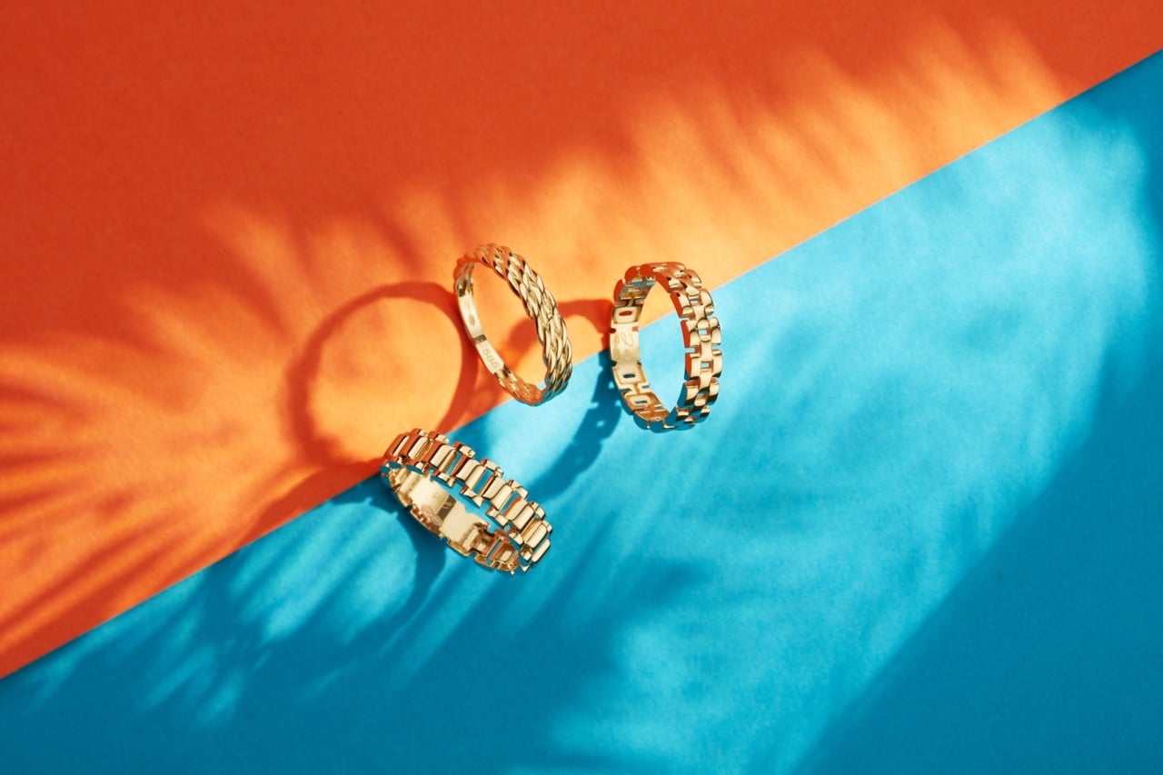 Jackie Gold 14k gold rings available at Kreative Design in Canada