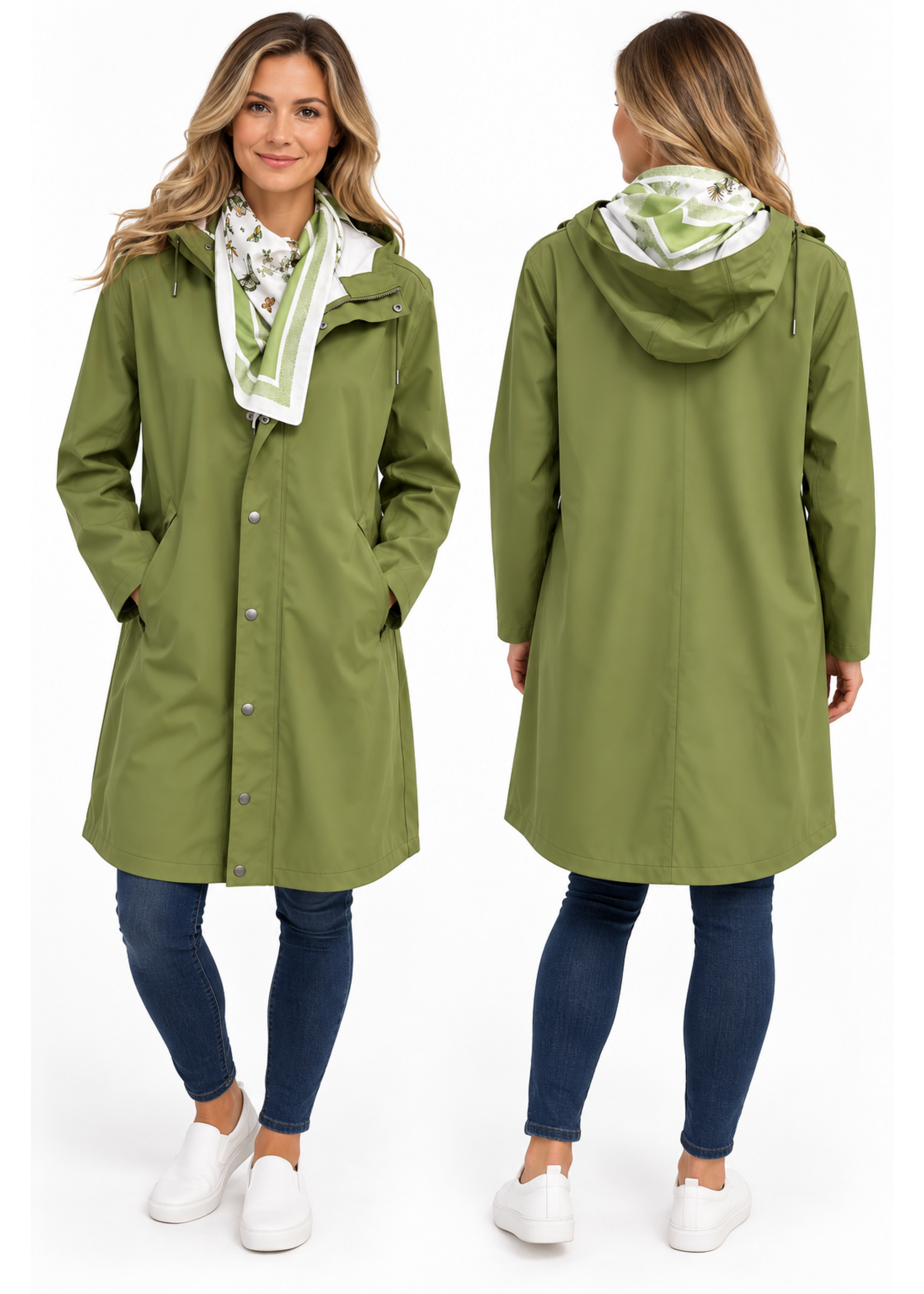 Classic Long Raincoat