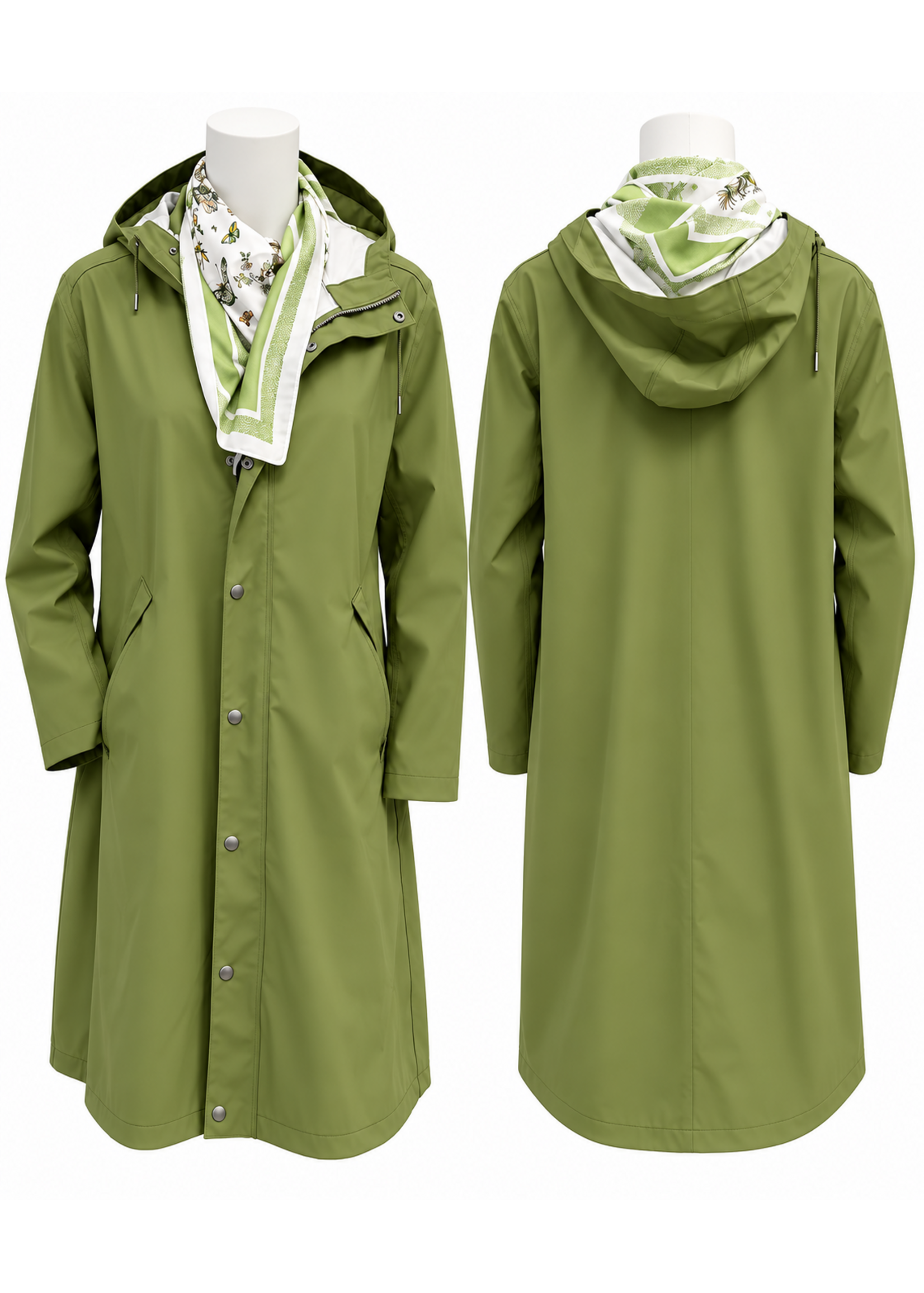 Classic Long Raincoat