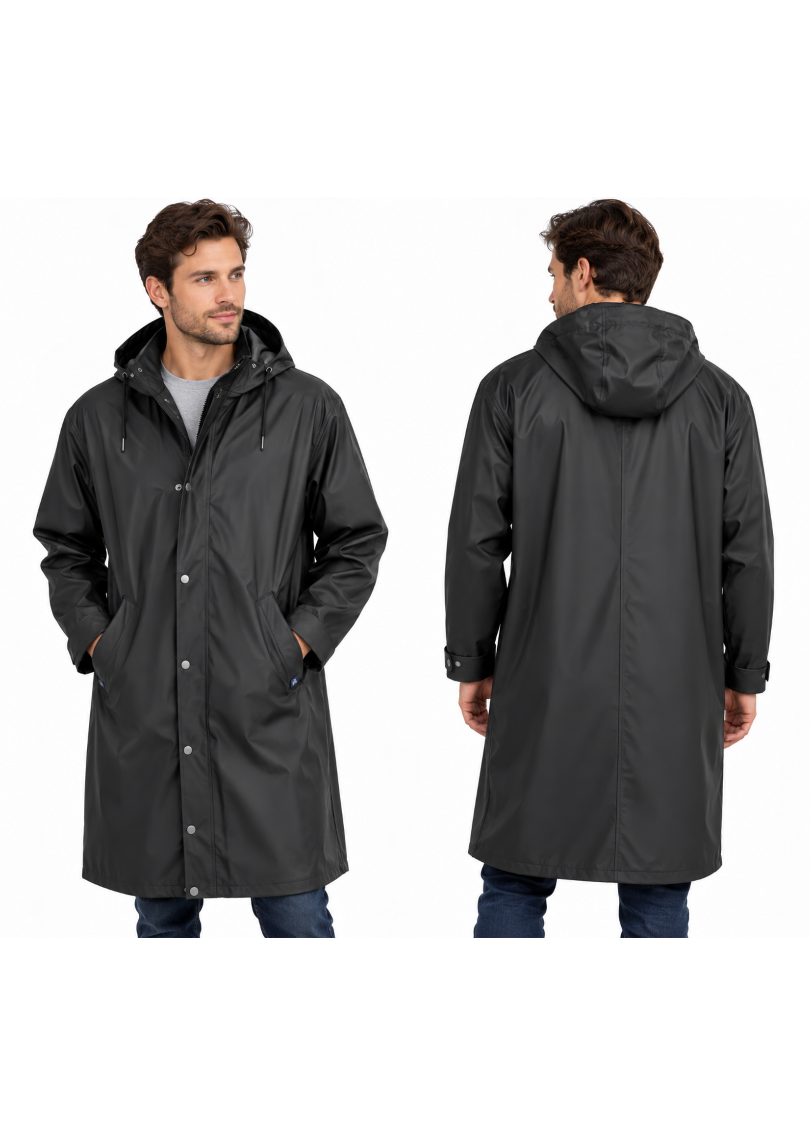Classic Long Raincoat