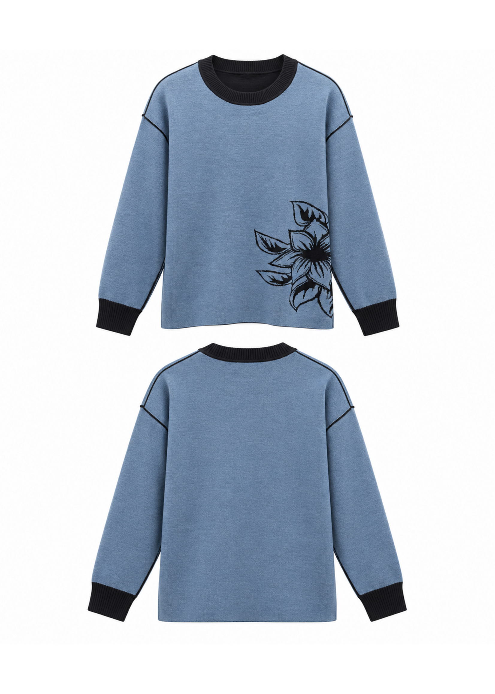 Lois Blackbull Apparel Tiana Reversible Crewneck