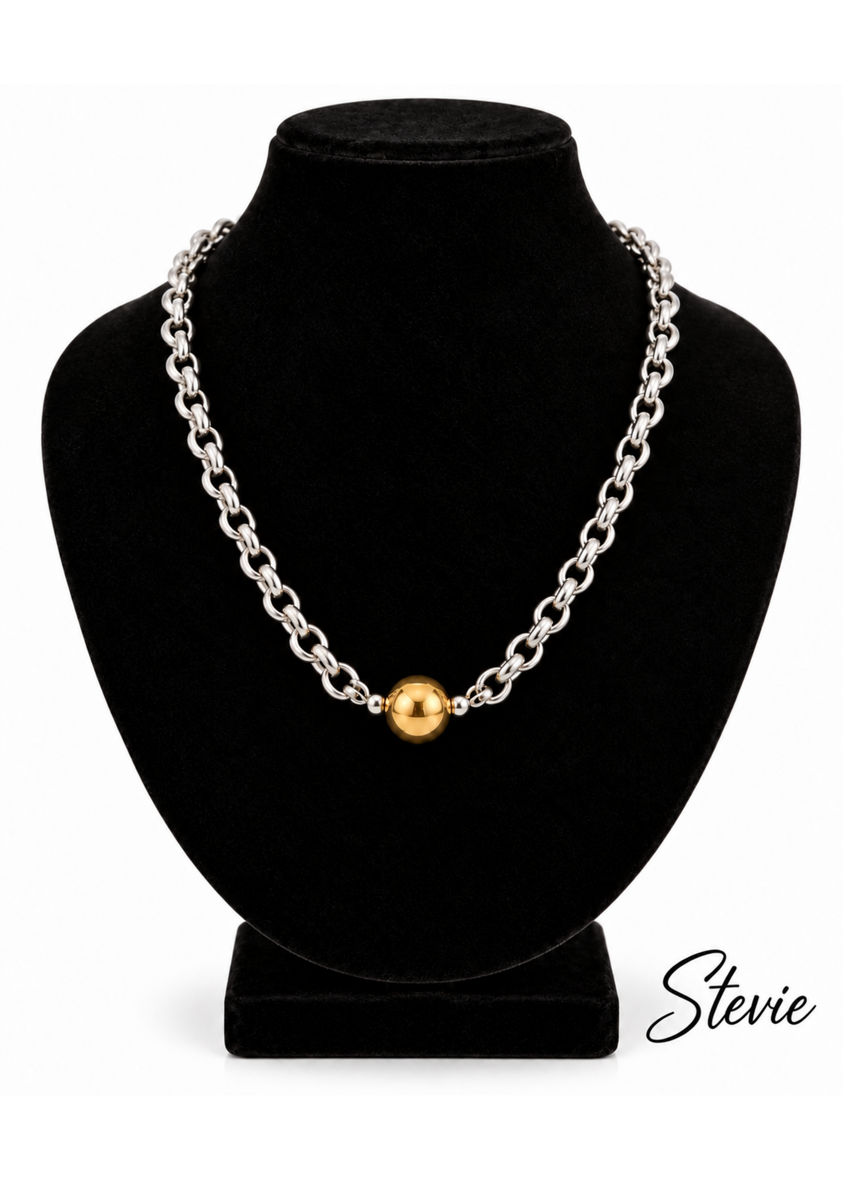 J+J Stainless Steel Made in Canada Necklace