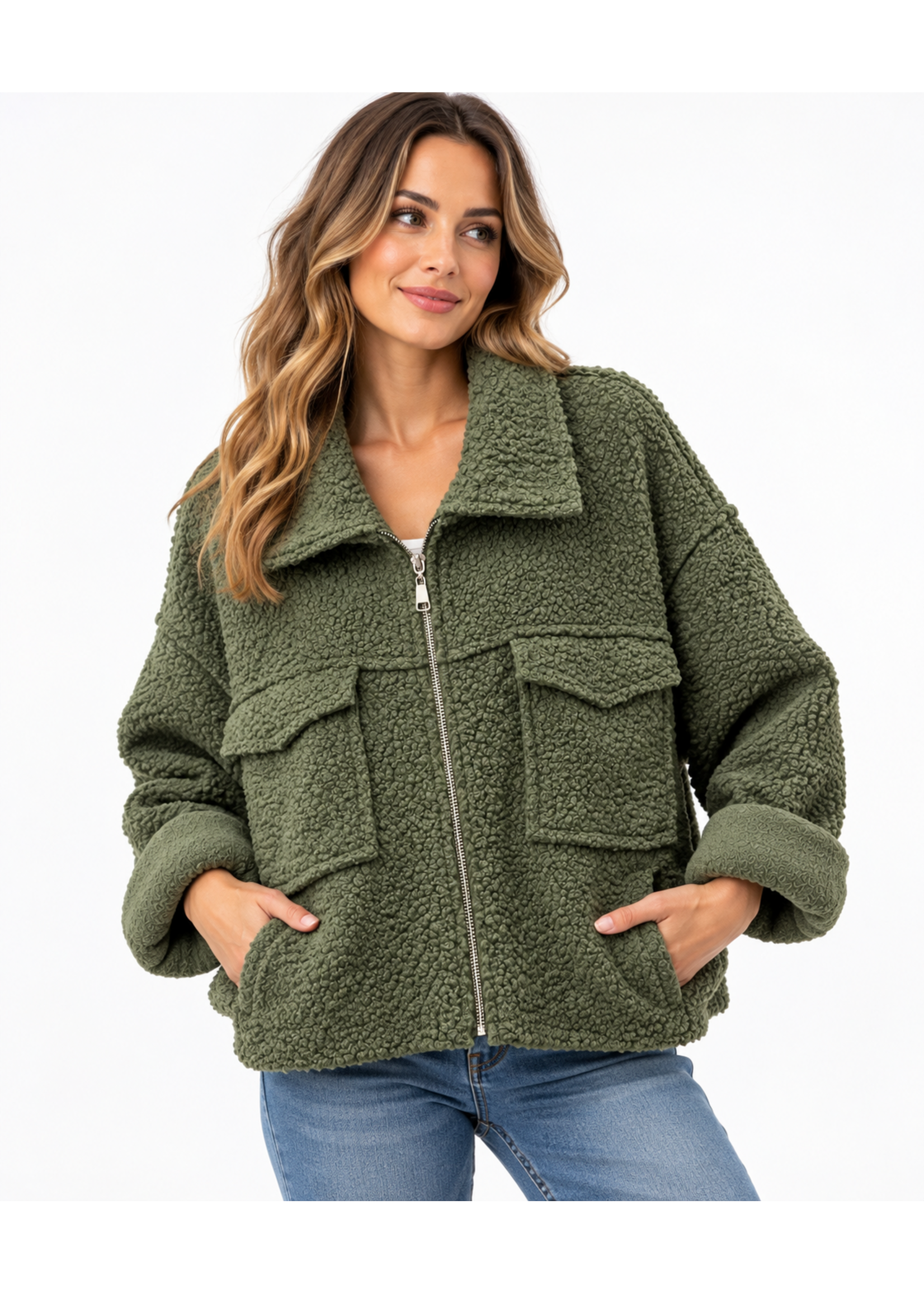 Mamma Mia from Italy Mamma Mia Sherpa Jacket