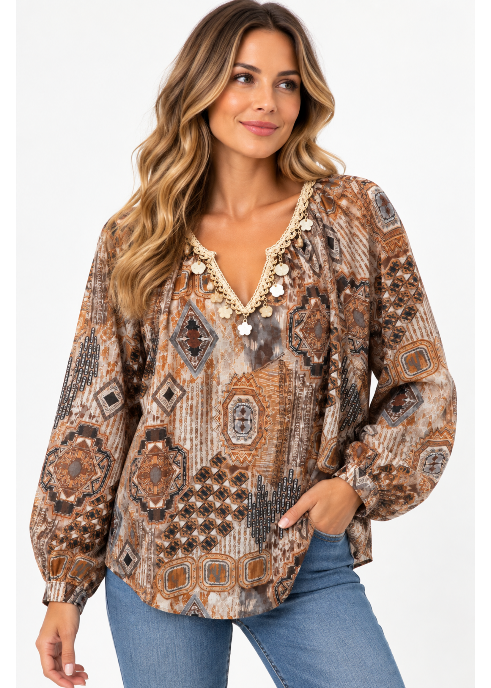 Multi Color Embelished  Blouse
