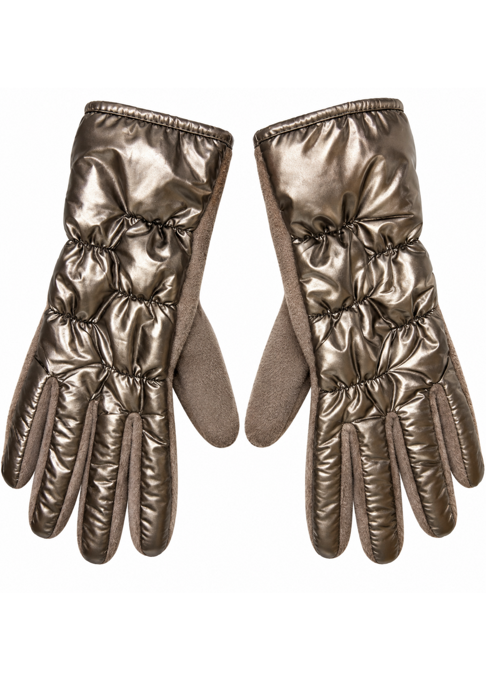 Solid Colour Shiny Bubble Gloves