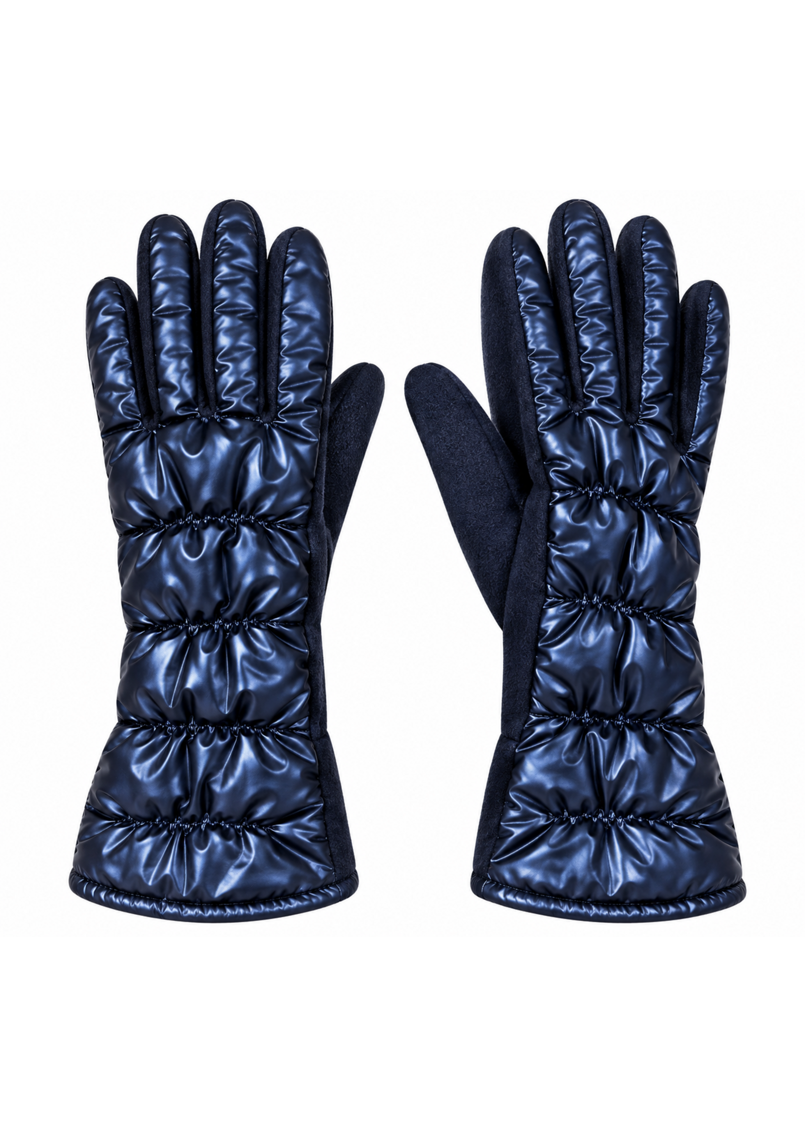 Solid Colour Shiny Bubble Gloves