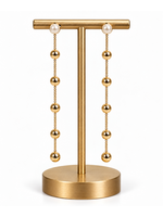 Station Ball Drop Earrings
