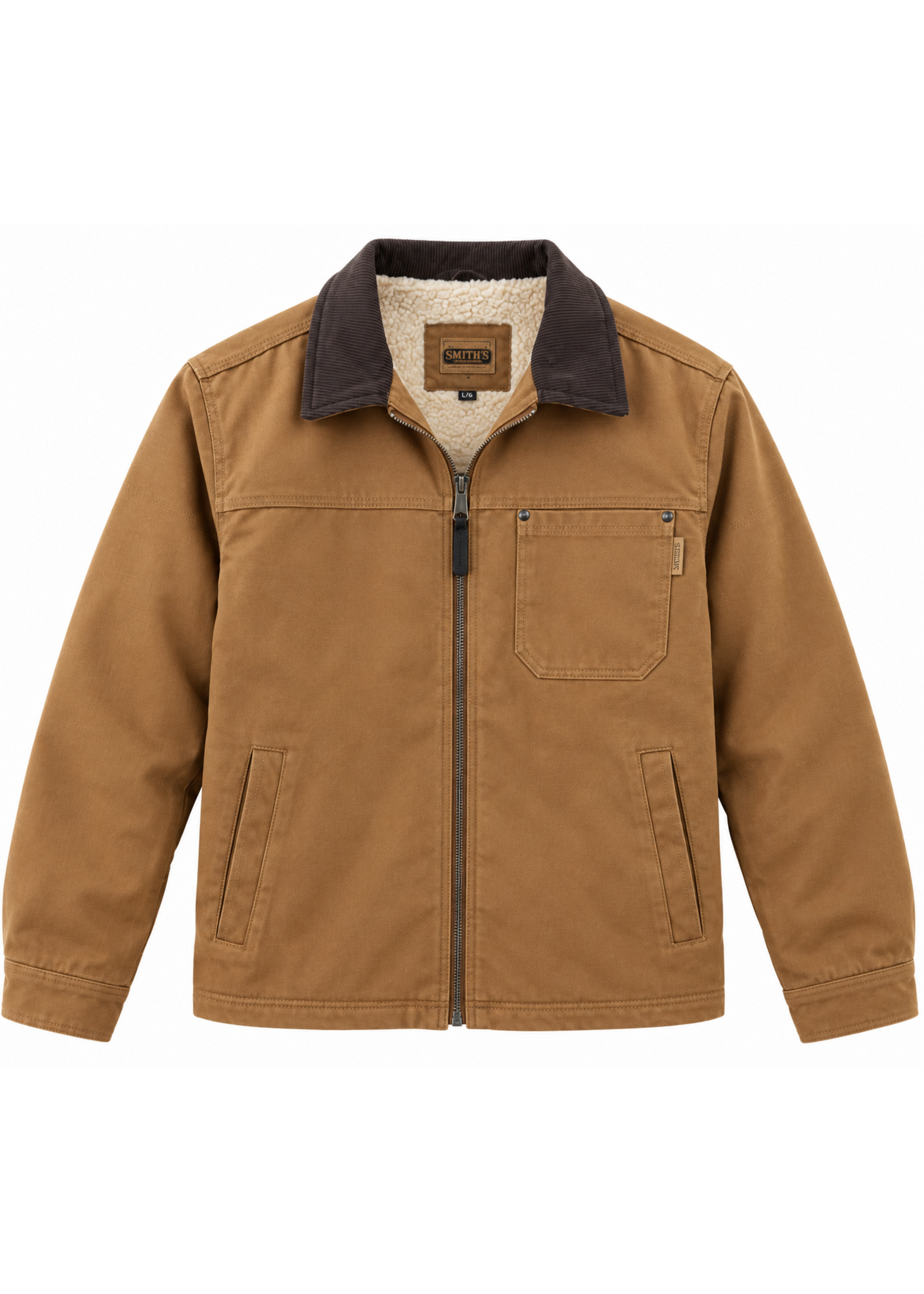 Smith's Sherpa-Lined Duck Work Jacket