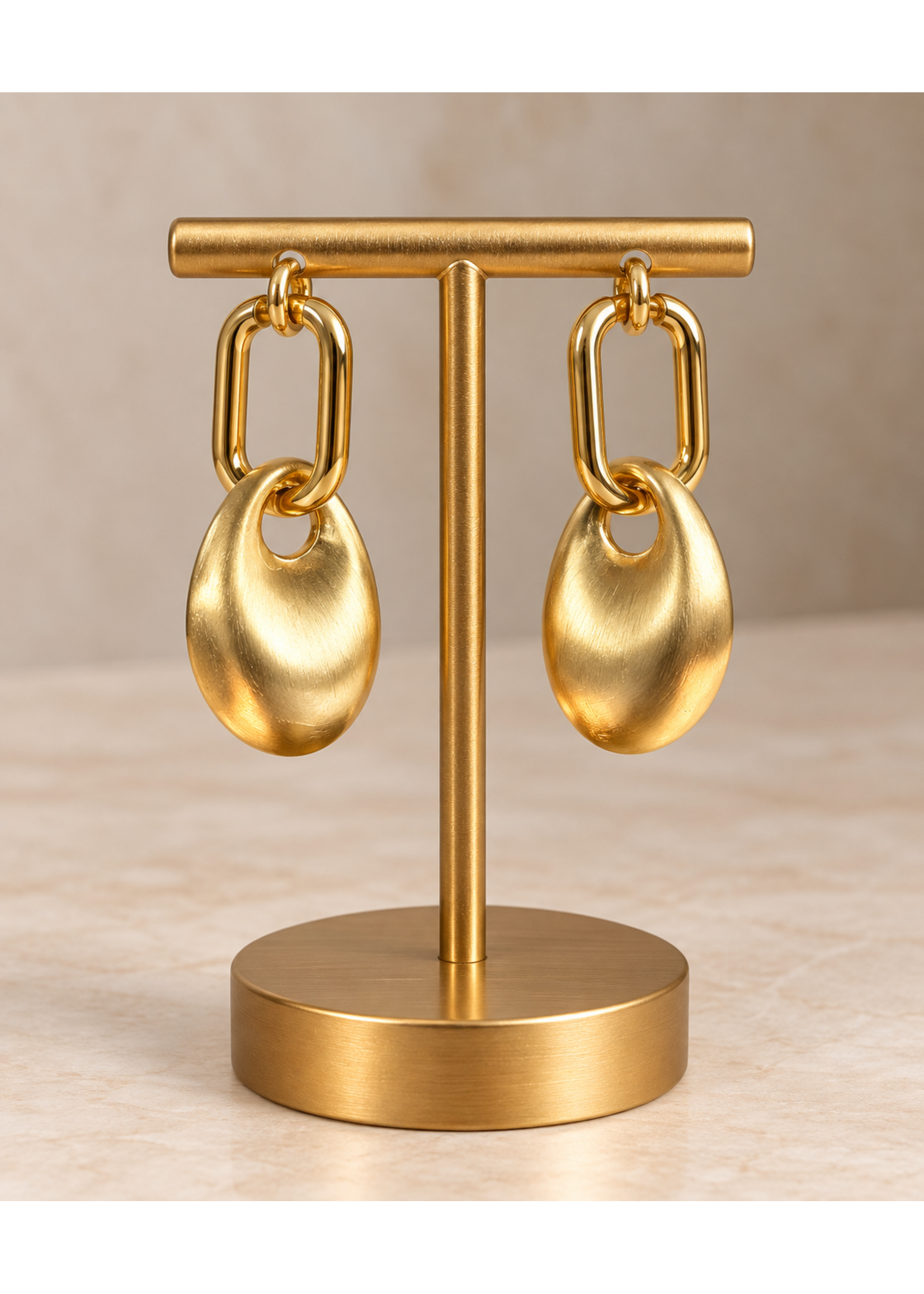 Gold Drop Earings
