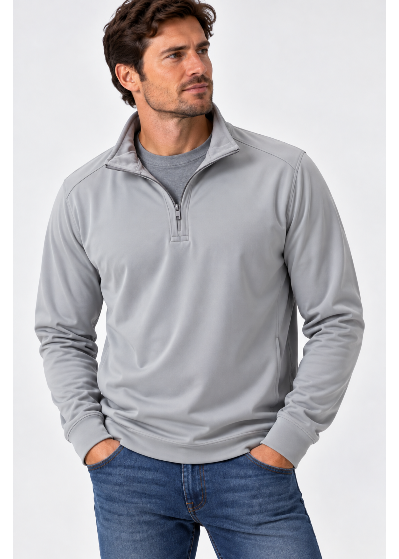 Burnside Men's Quarter Zip Top