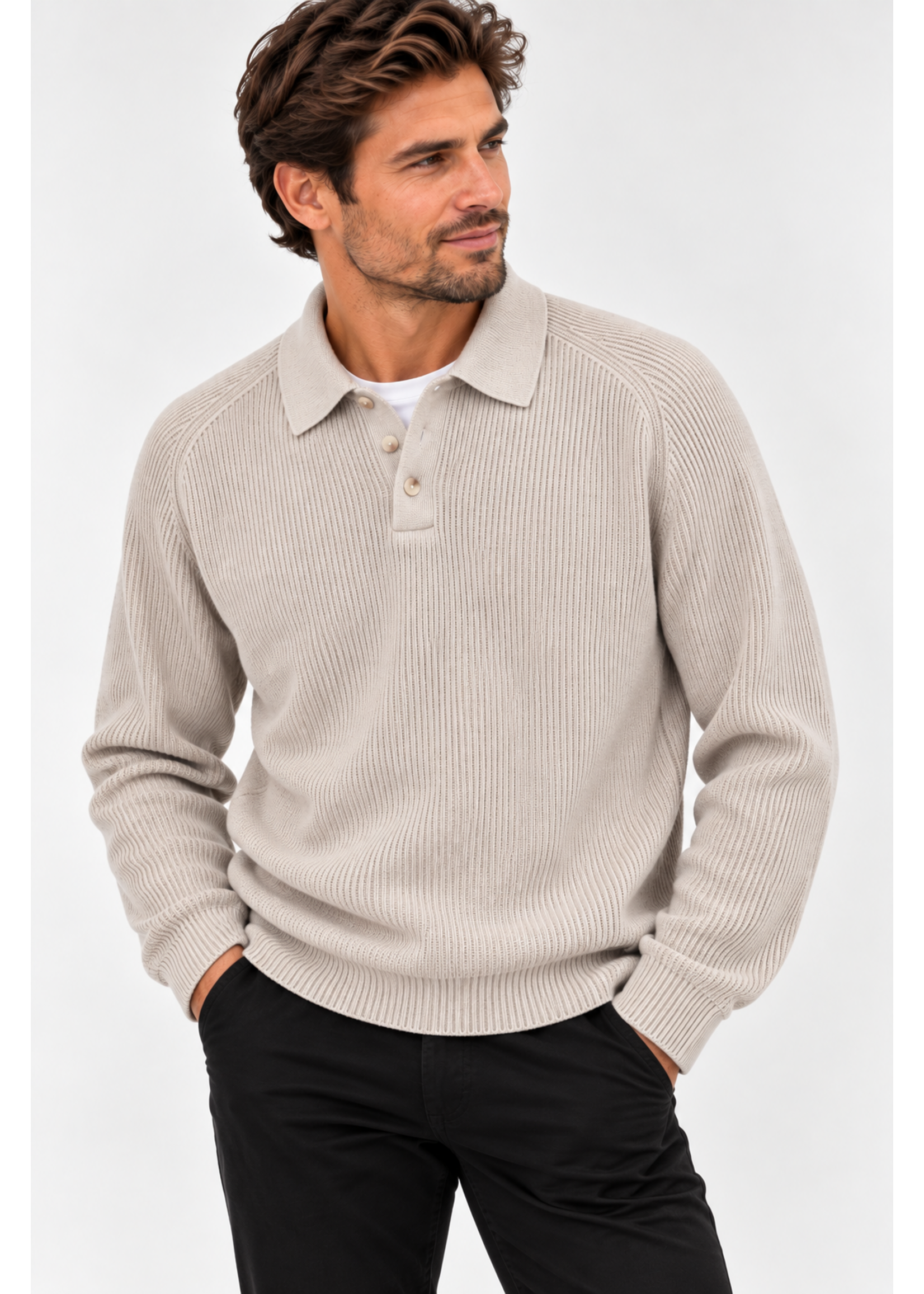 Lois Blackbull Apparel Andrew Polo Neck Pull On