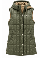Papa Fashion Reversible Puffer Vest