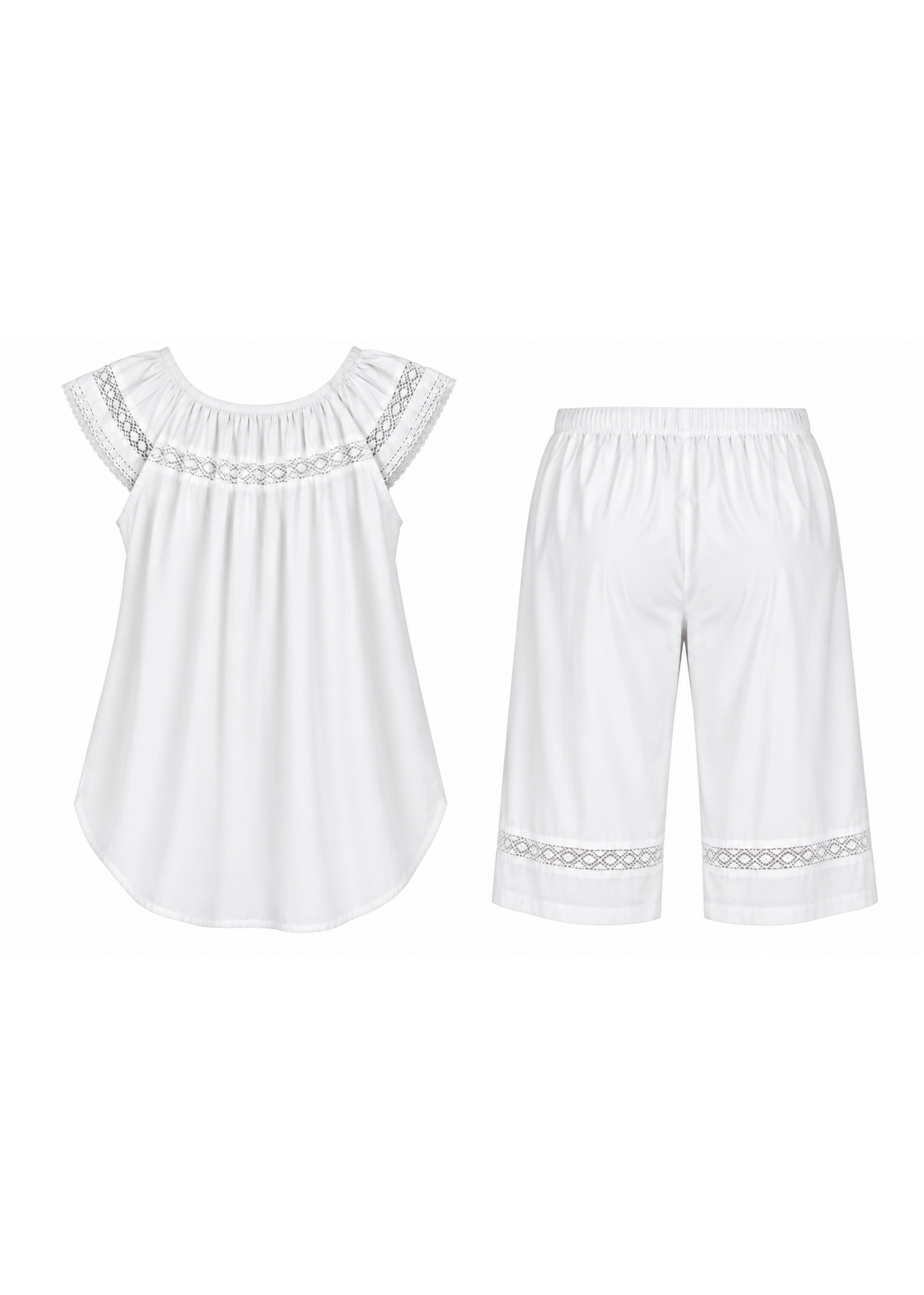 2 pc set short sleeves