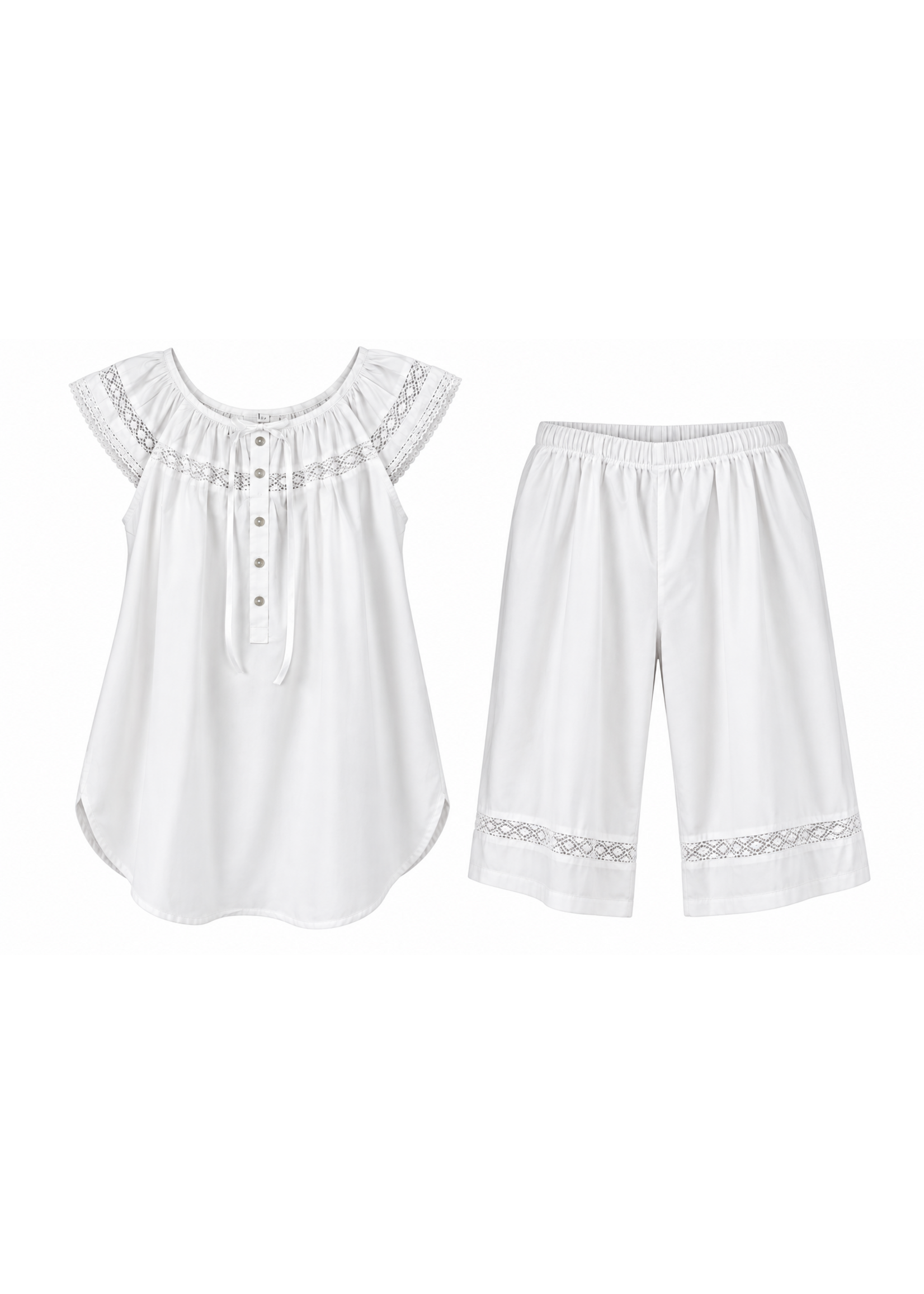 2 pc set short sleeves