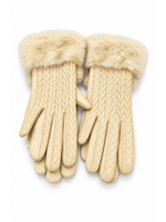 Gloves with Faux Fur