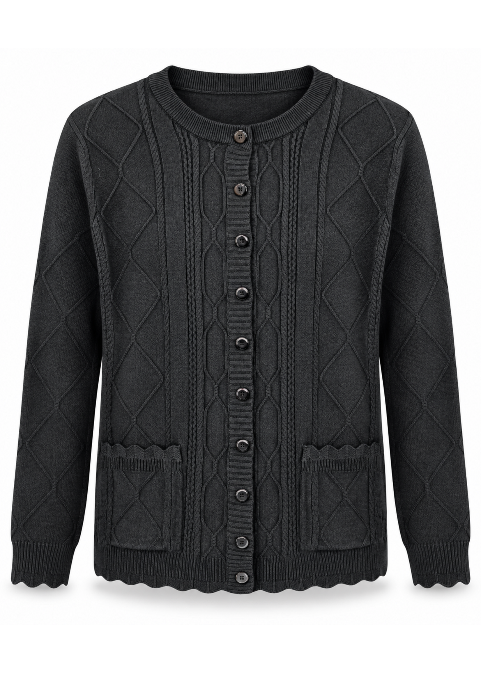 Knit Cardigan Buttom Up