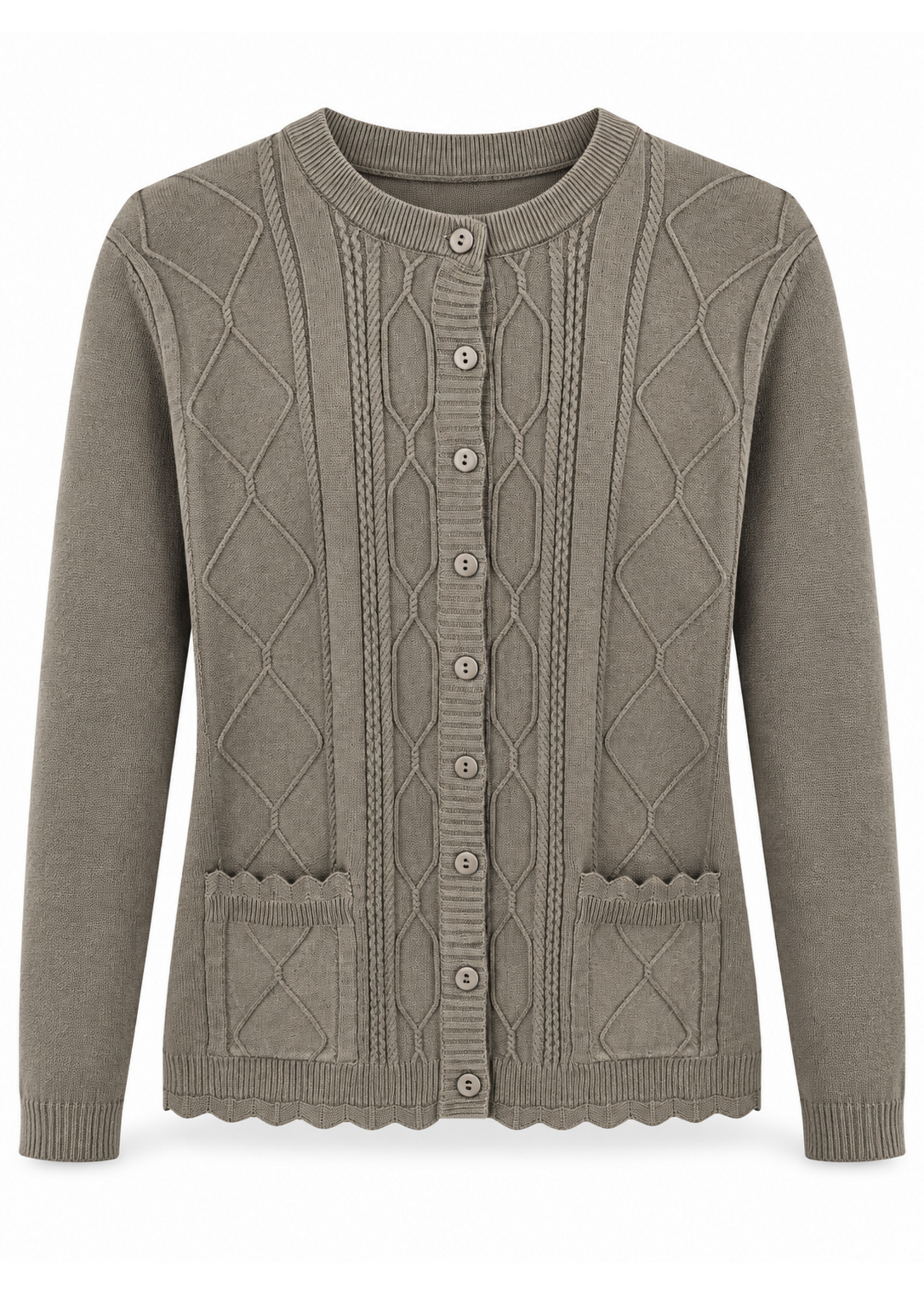 Knit Cardigan Buttom Up