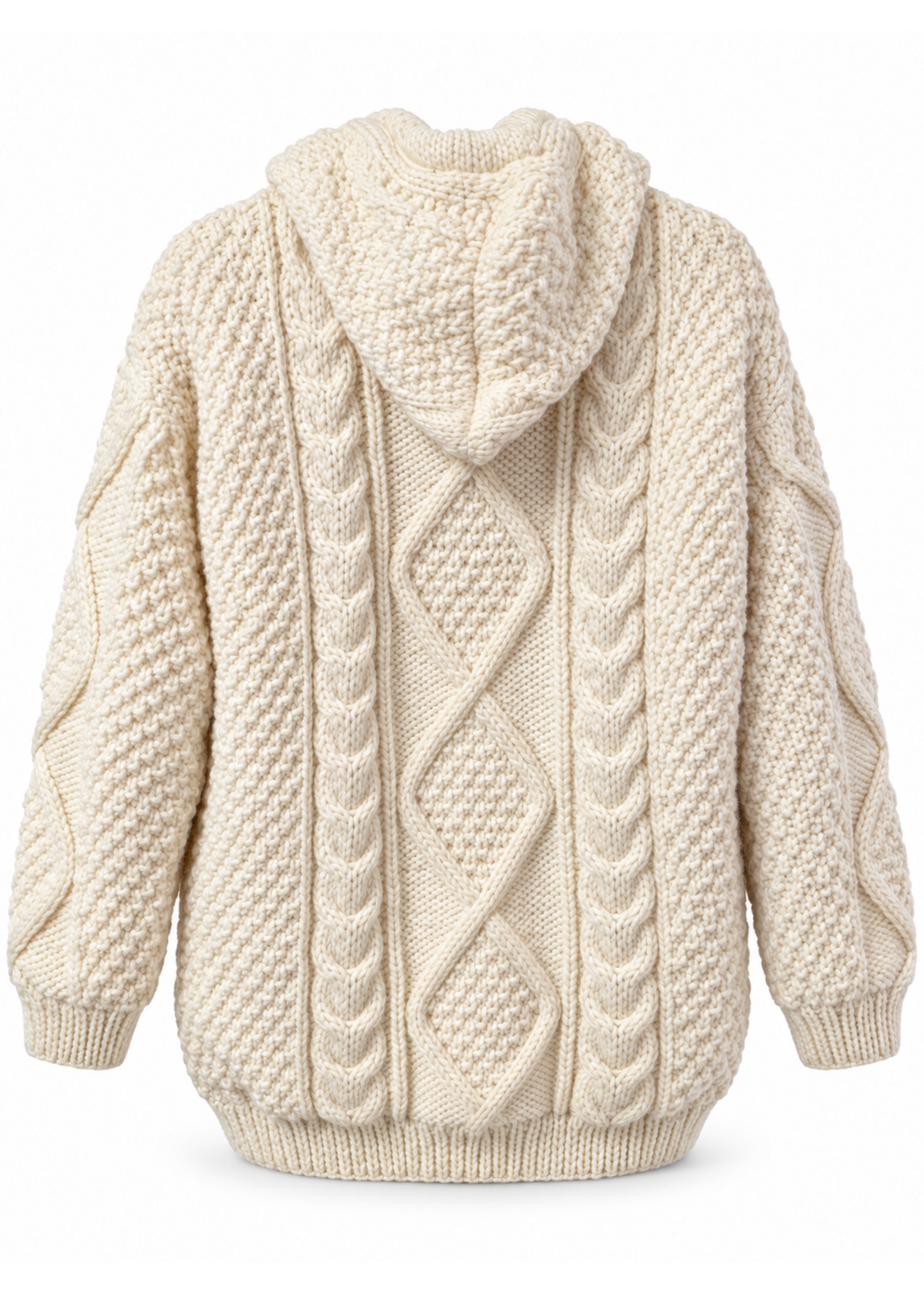 Sheep Wool Zip-up Sweaters Unisex