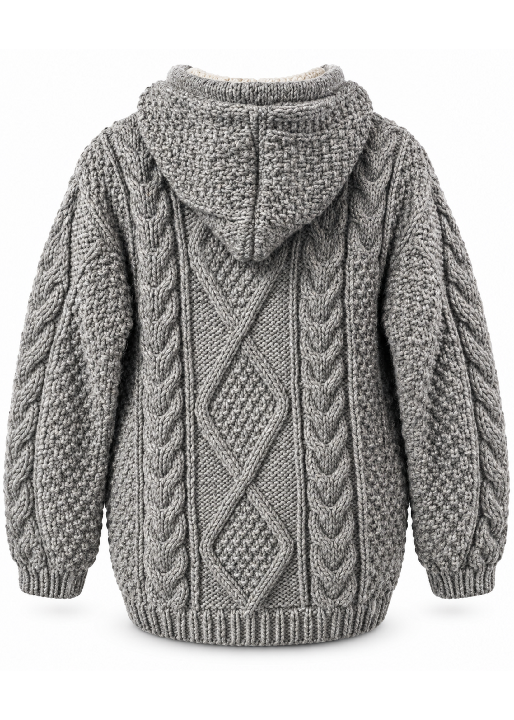 Sheep Wool Zip-up Sweaters Unisex