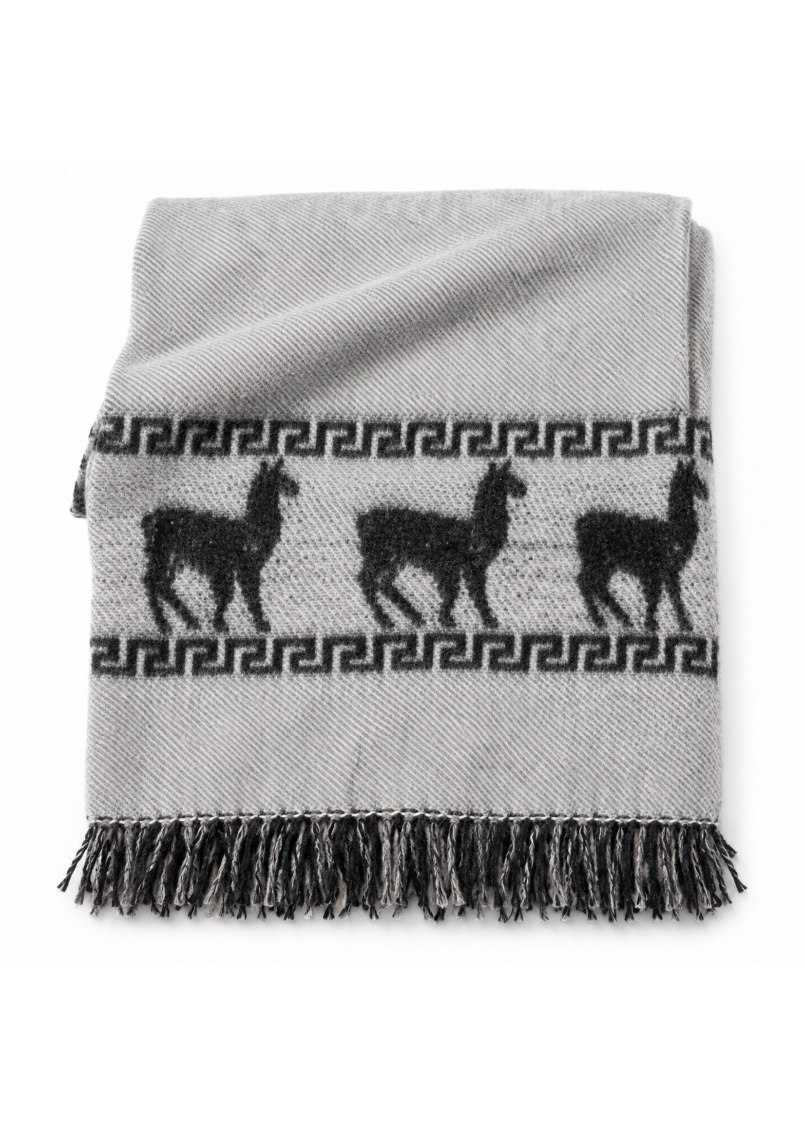 Thick Alpaca Wool Blanket Hand Made in Peru