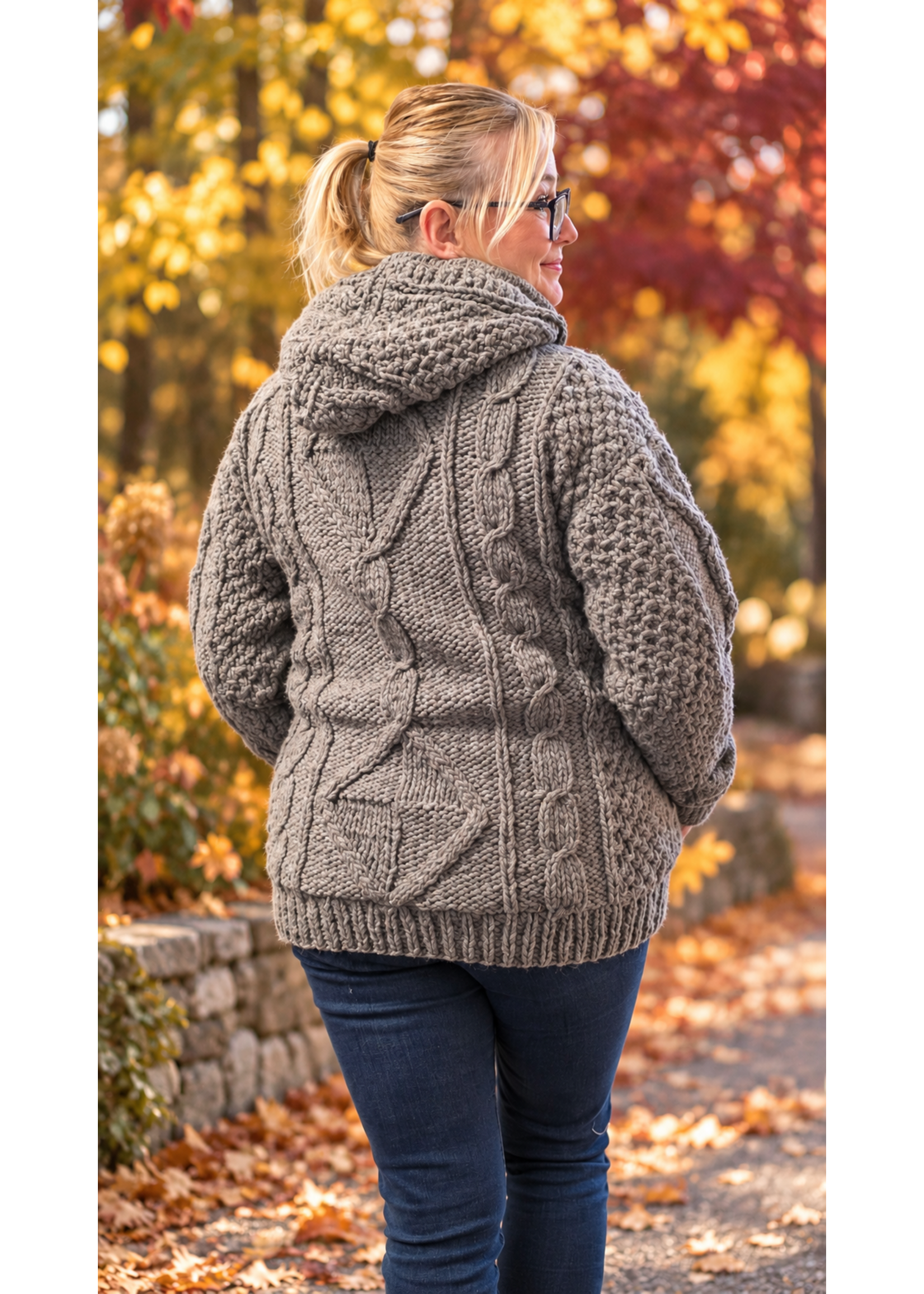 Sheep Wool Zip-up Sweaters Unisex