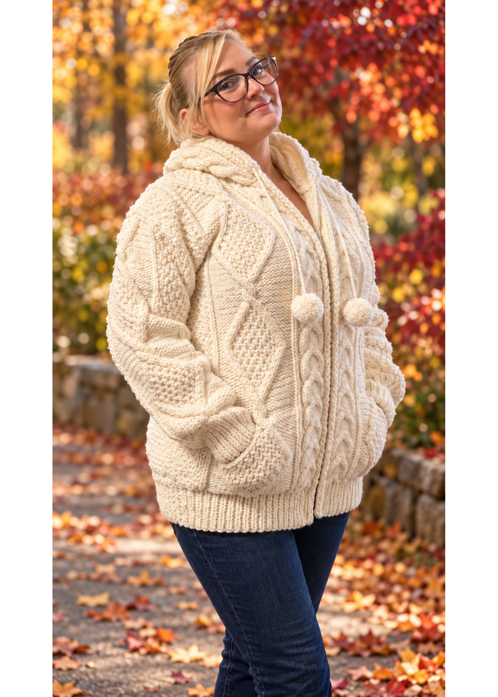 Sheep Wool Zip-up Sweaters Unisex
