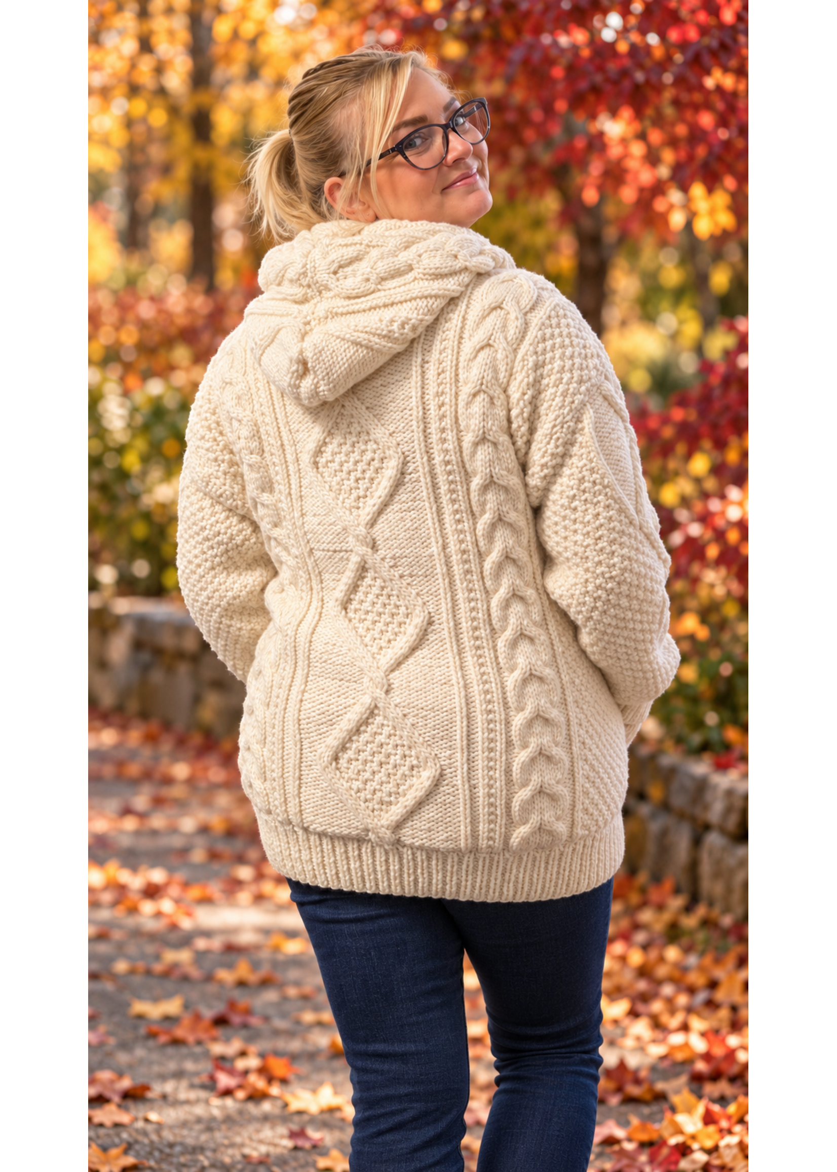 Sheep Wool Zip-up Sweaters Unisex